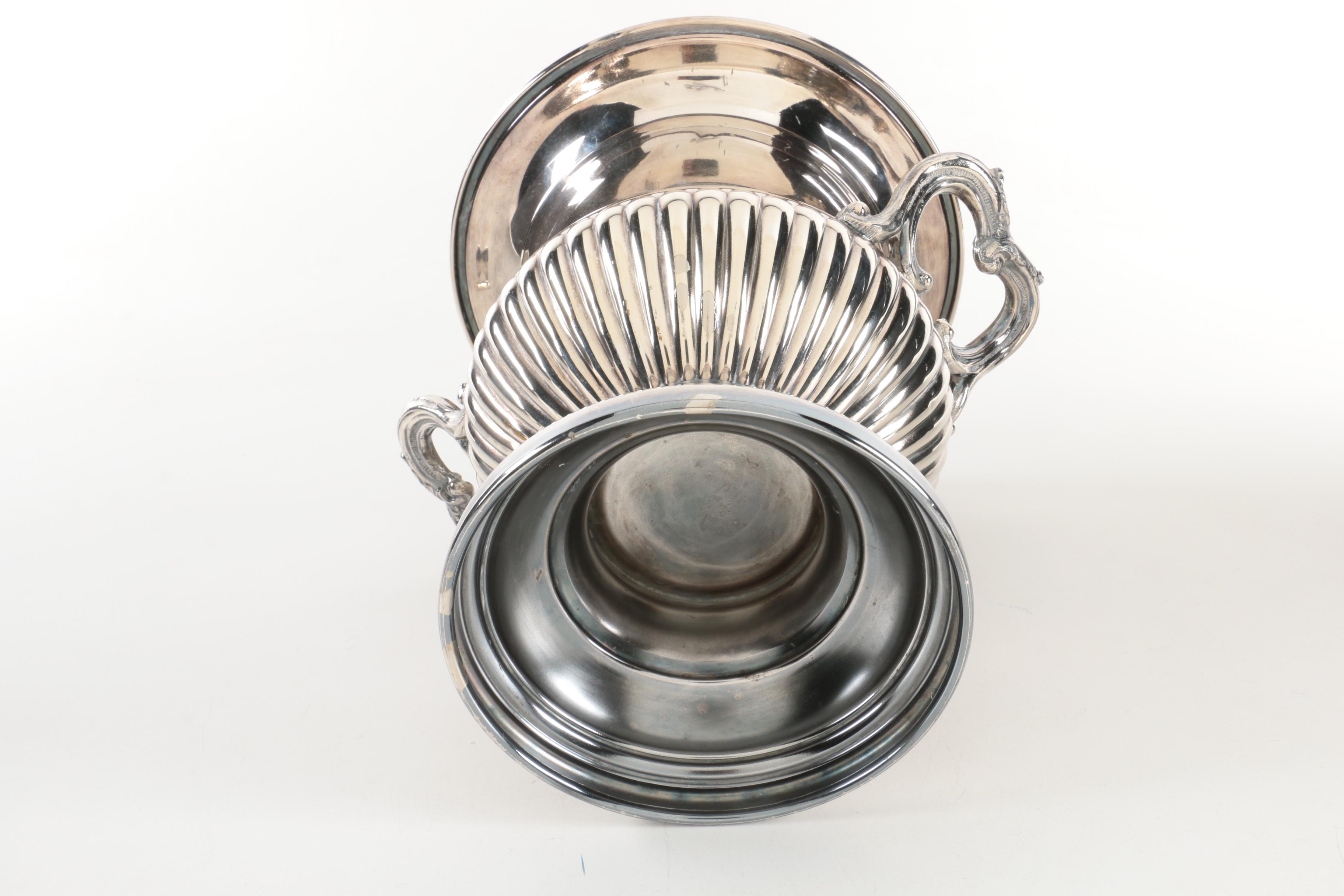 Kent Silversmiths Silver Plate Wine Chiller