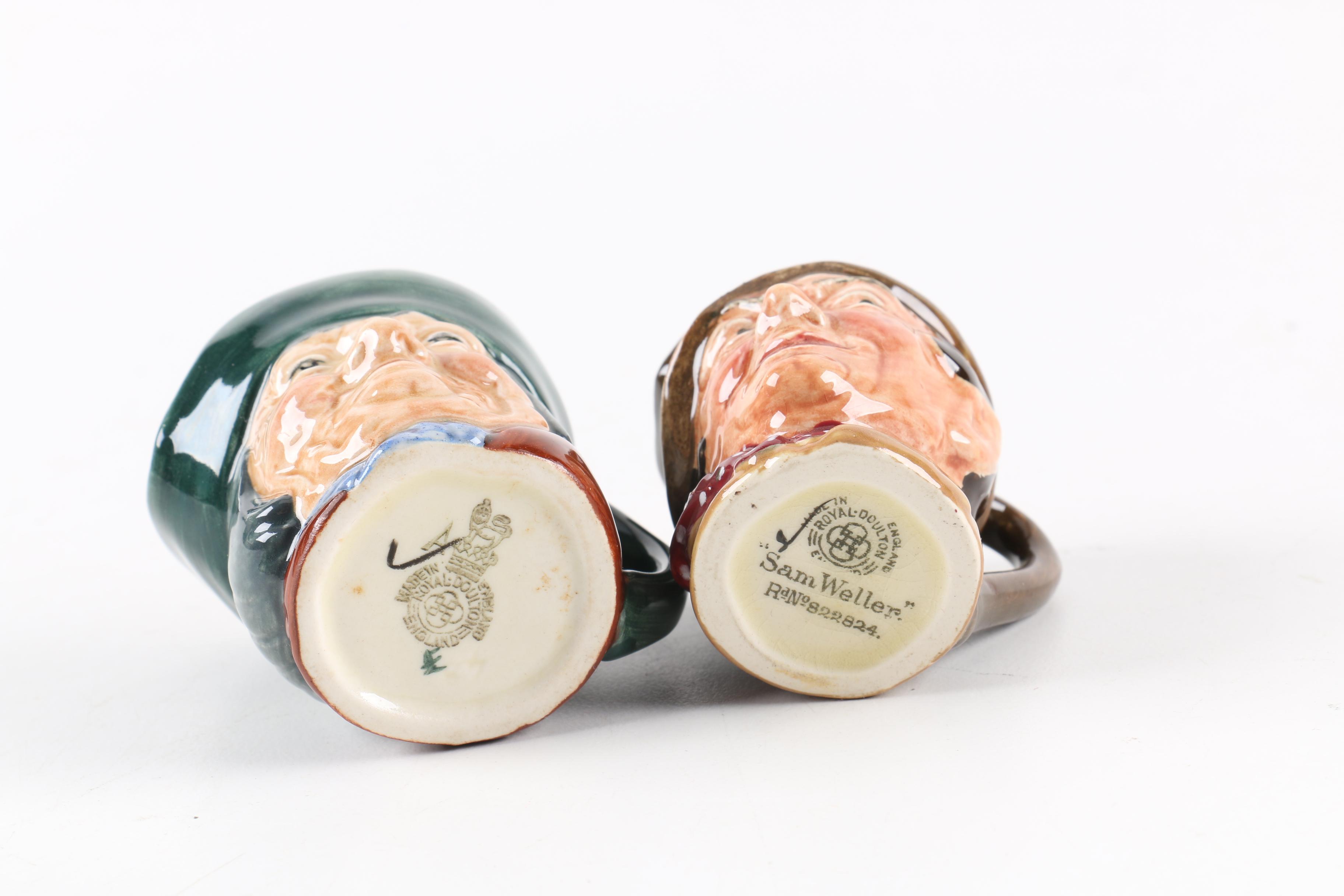 Royal Doulton Character Jugs Including "Captain Ahab" and "Catherine of Aragon"