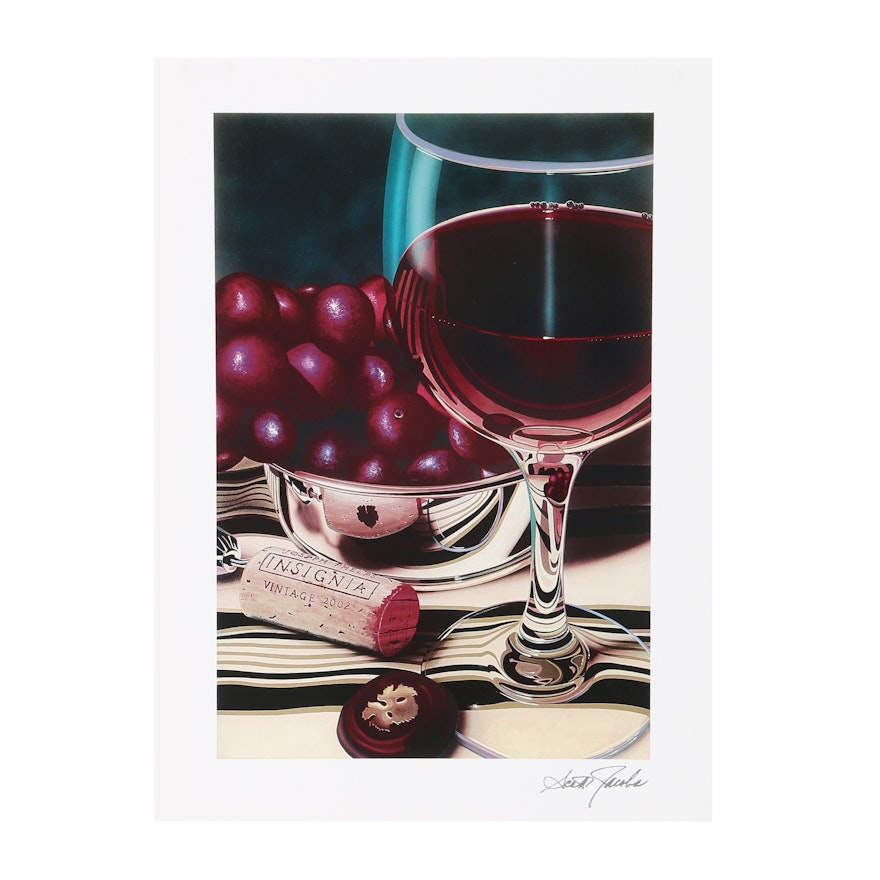 Seriolithograph After Scott Jacobs "Grape Perfection"