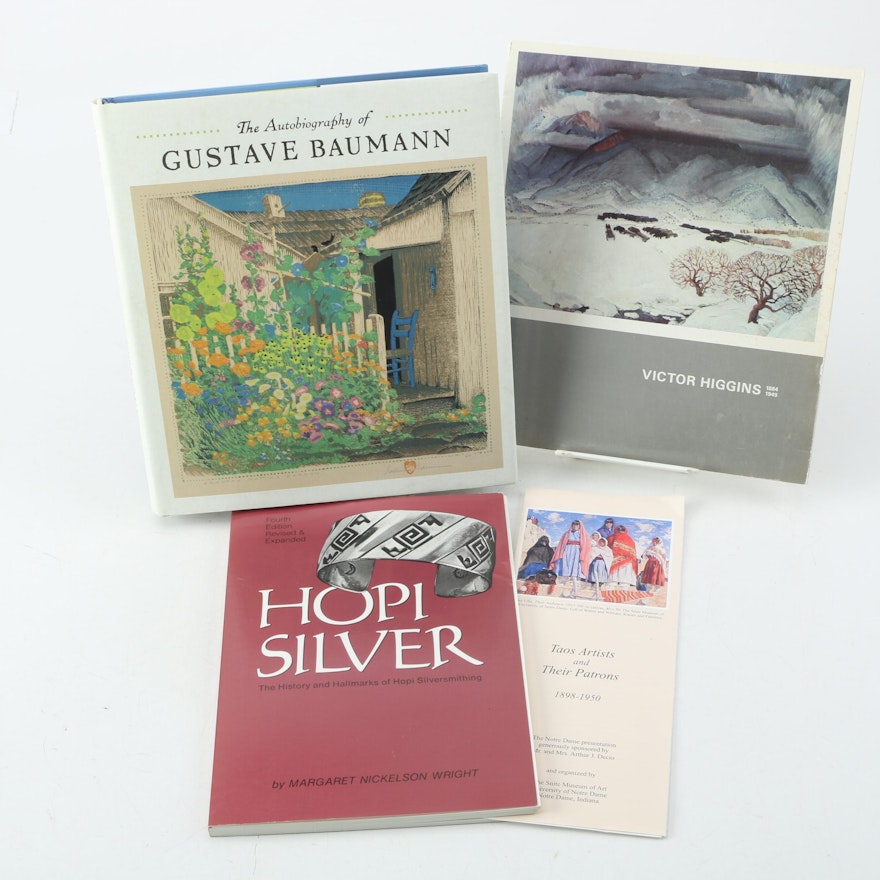 Southwestern Books Including Baumann, Hopi Silver, and Victor Higgins
