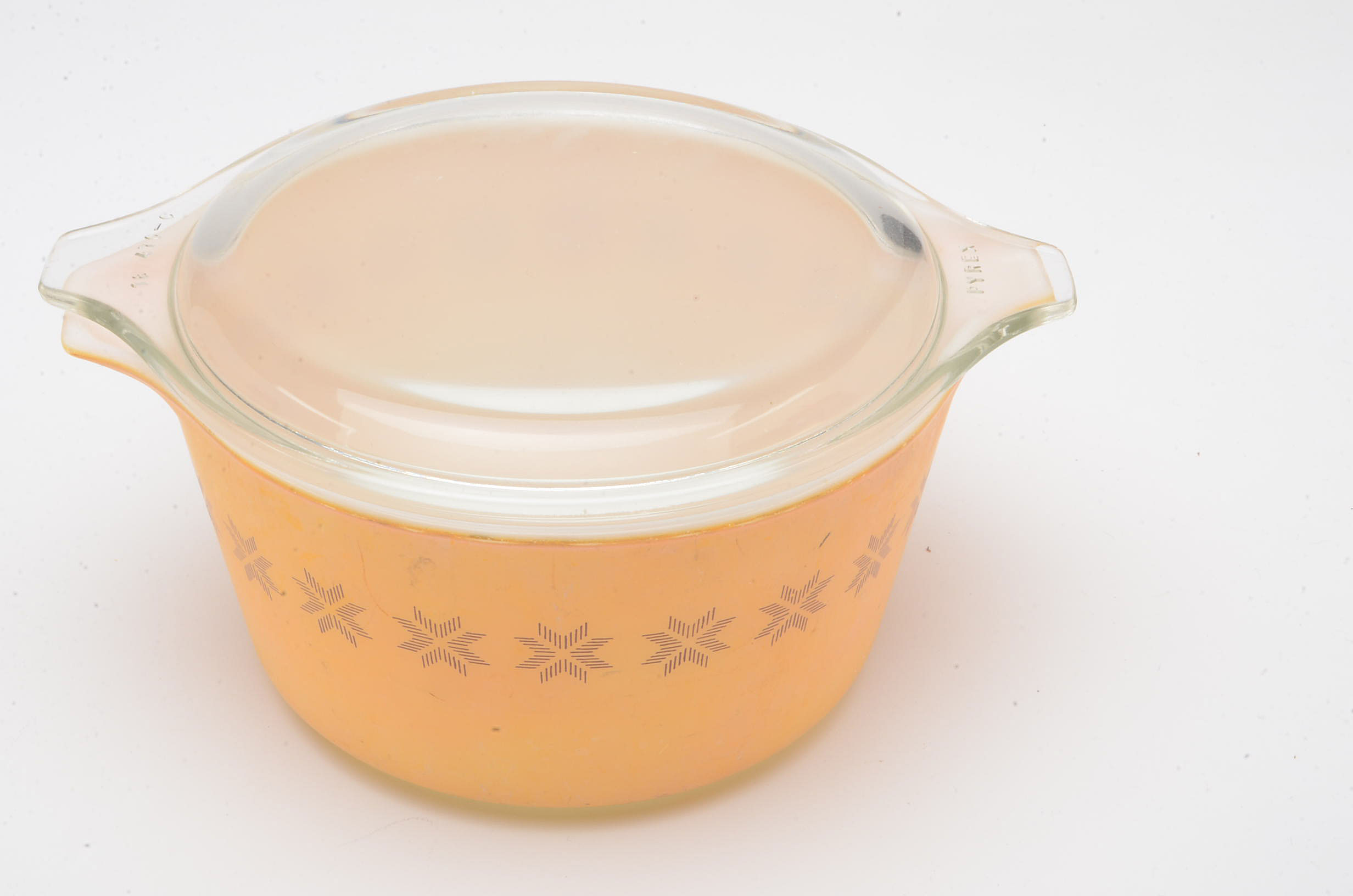 Three Pyrex "Town and Country" Oven Proof Bowls With Covered Lids