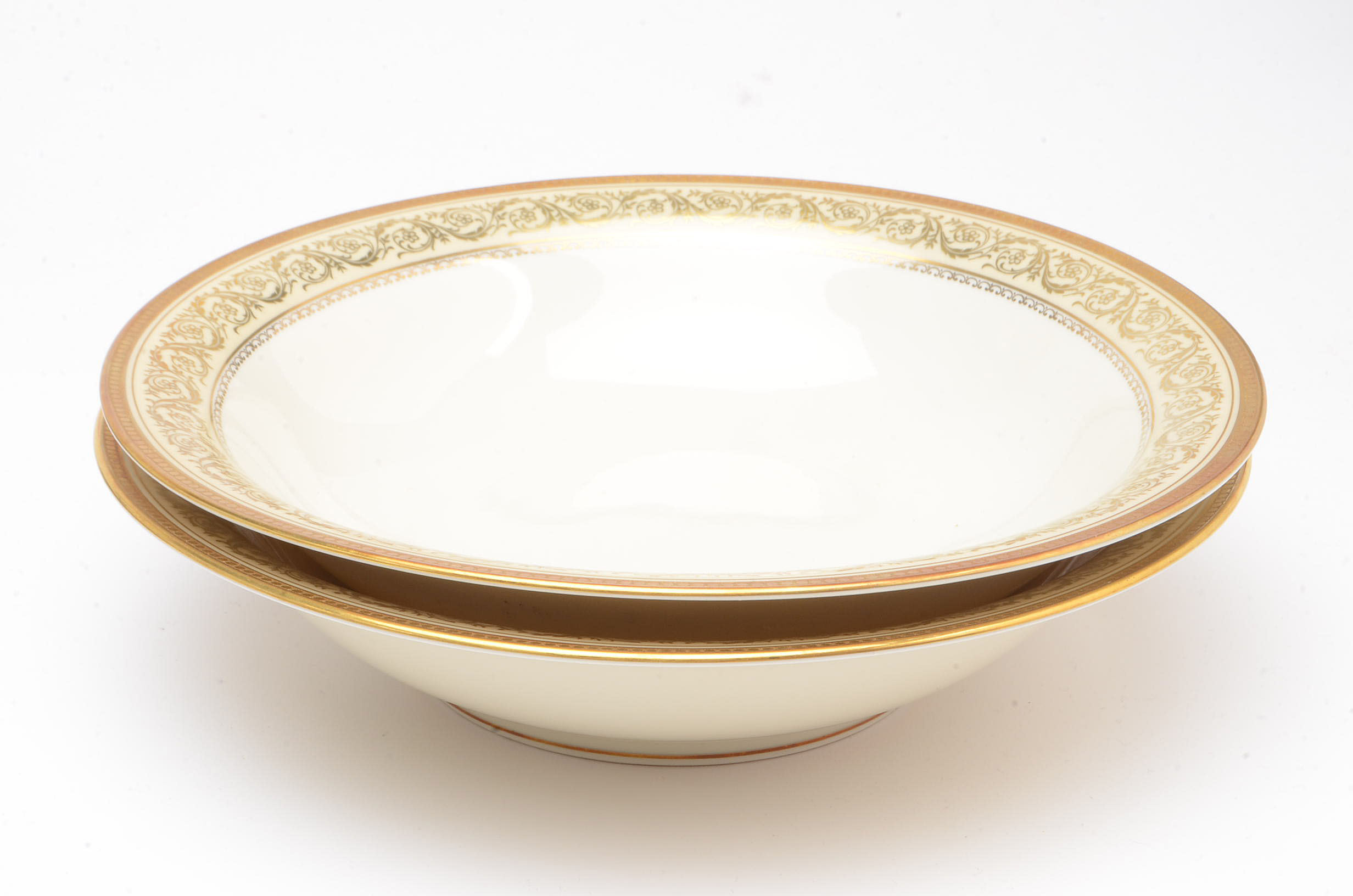PT Bavaria Tirschenreuth German Scrolled and Gilded Dinnerware