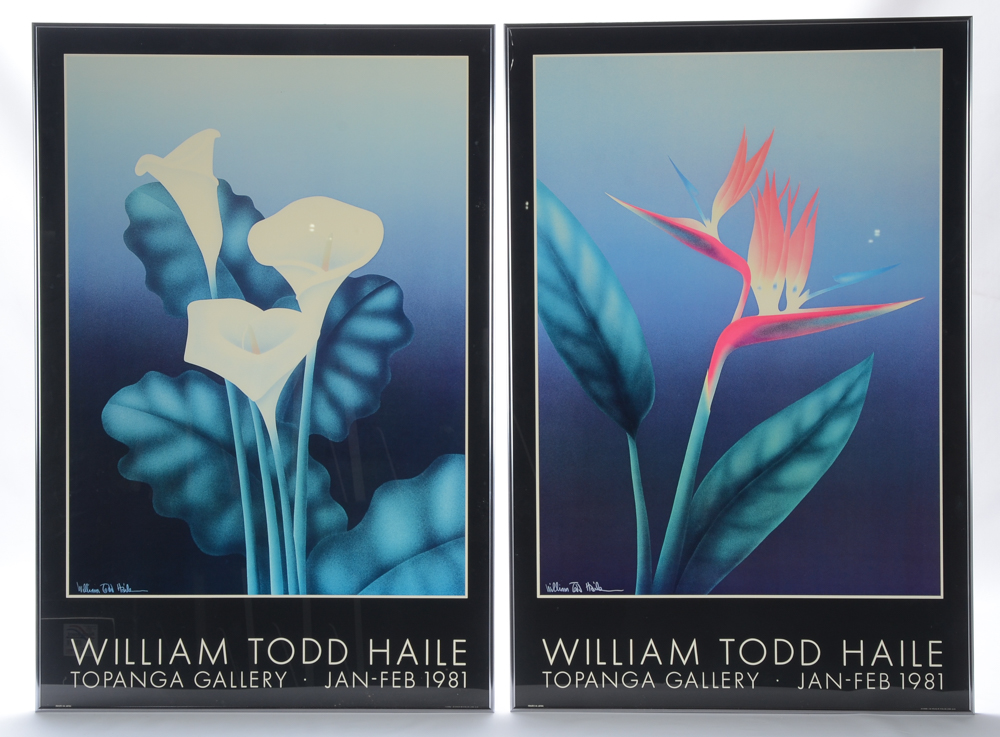 William Todd Haile Signed Botanical Prints