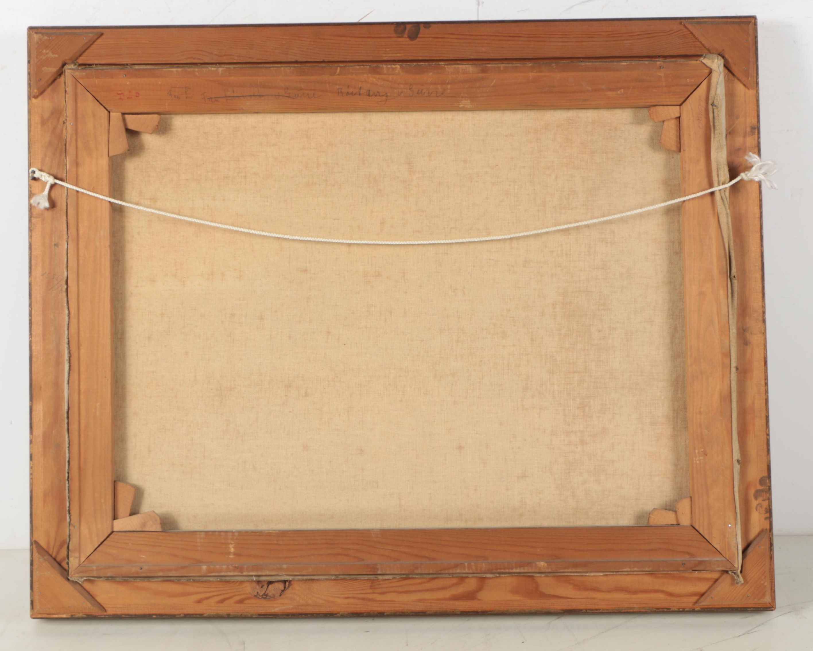 Oil Painting of Pastoral Landscape