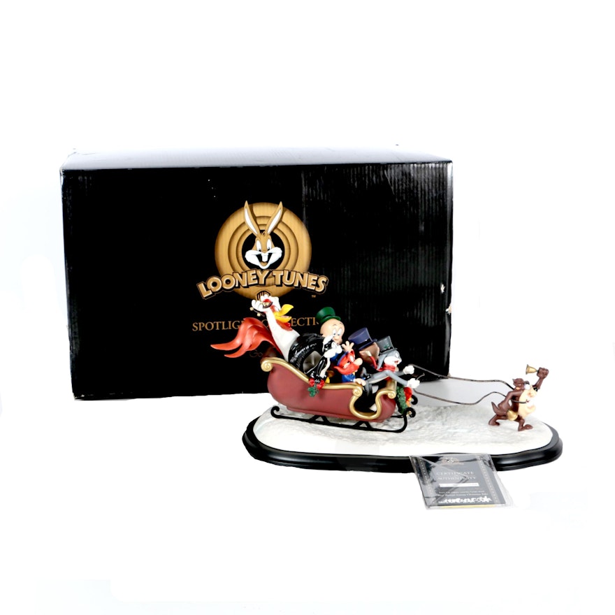 Looney Tunes "Laughing All The Way" Limited Edition Christmas Tales Figurine