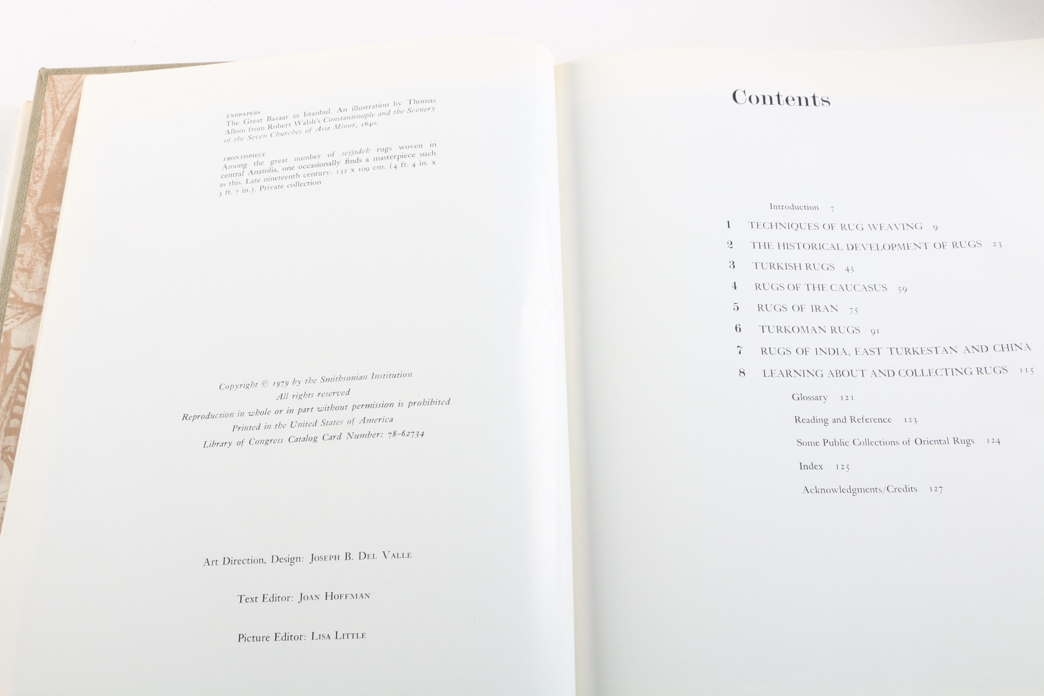 1980 "Oriental Rug Primer" and Other Books