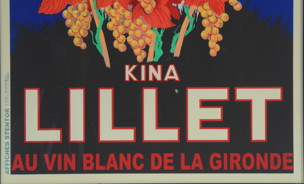 Offset Lithograph Poster After a Kina Lillet Aperitif Advertisement