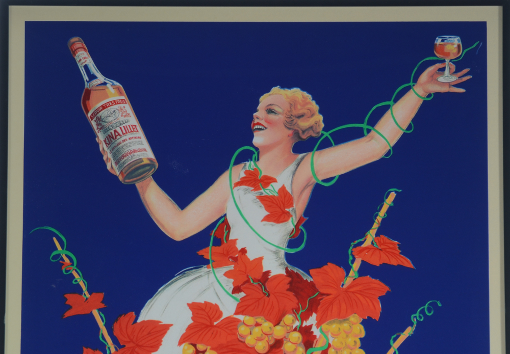 Offset Lithograph Poster After a Kina Lillet Aperitif Advertisement