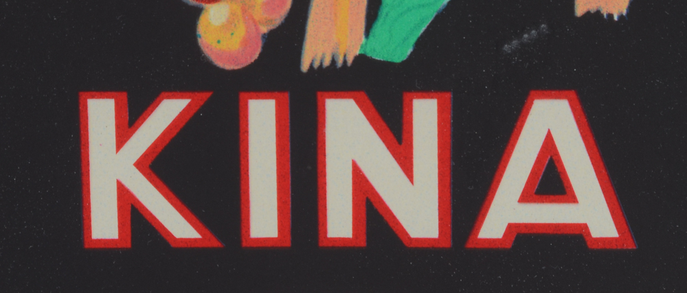 Offset Lithograph Poster After a Kina Lillet Aperitif Advertisement