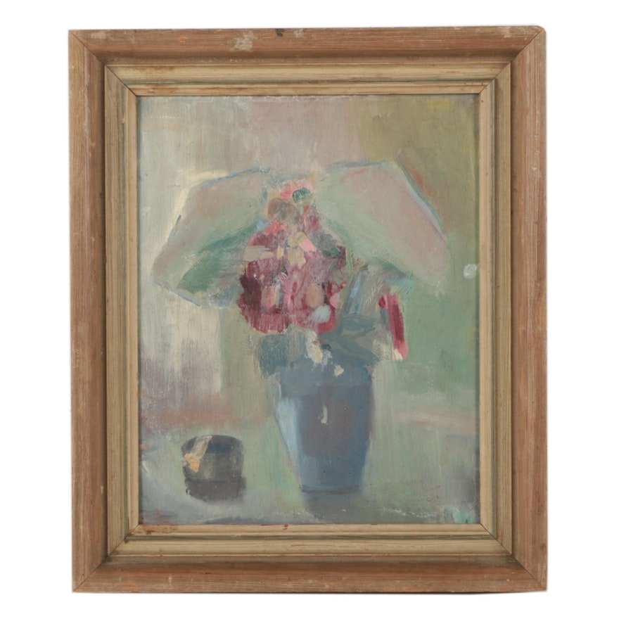 Oil Painting of Floral Still Life