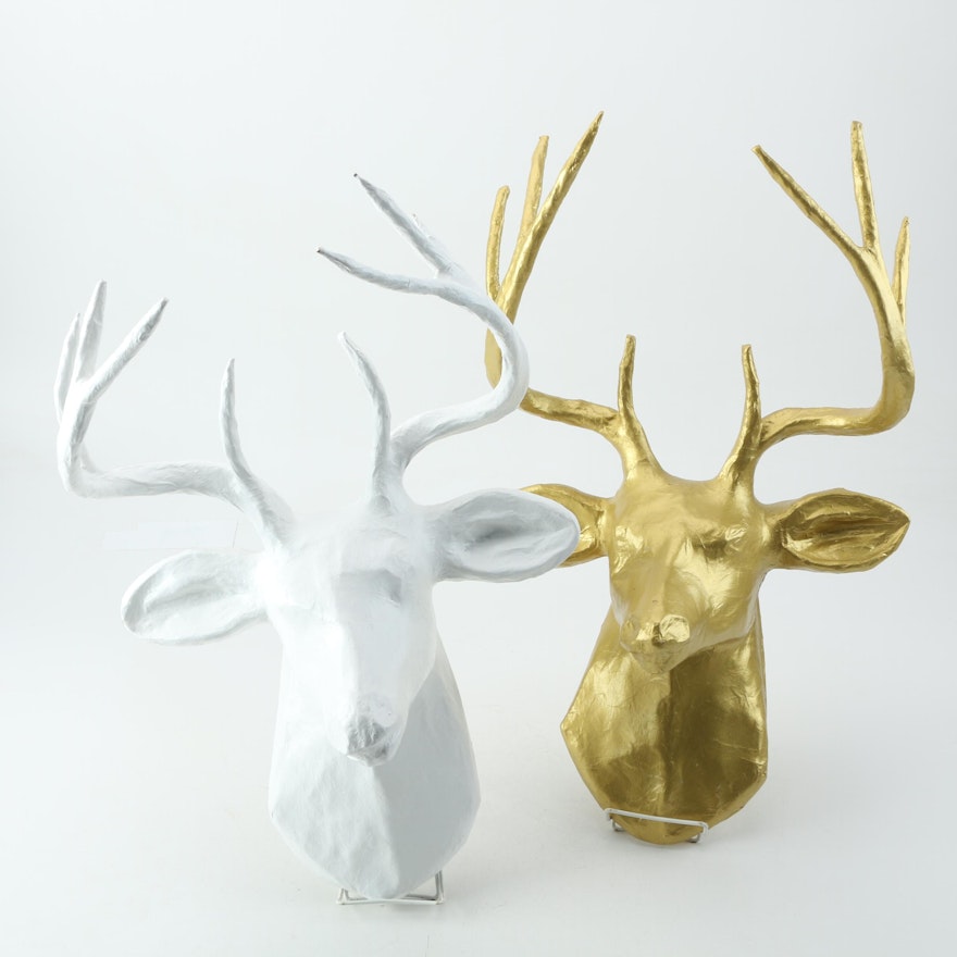 Decorative Deer Head Wall Mounts