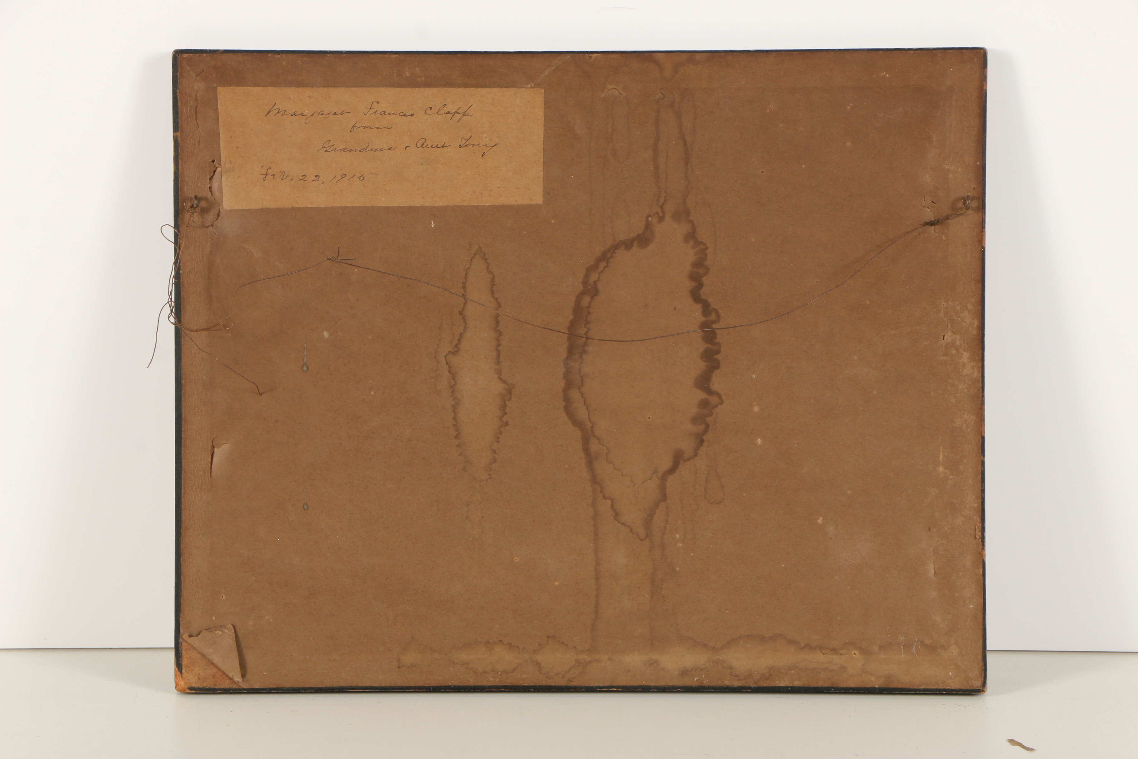 Wallace Nutting Hand-Colored Photograph "The Ancestral Cradle"