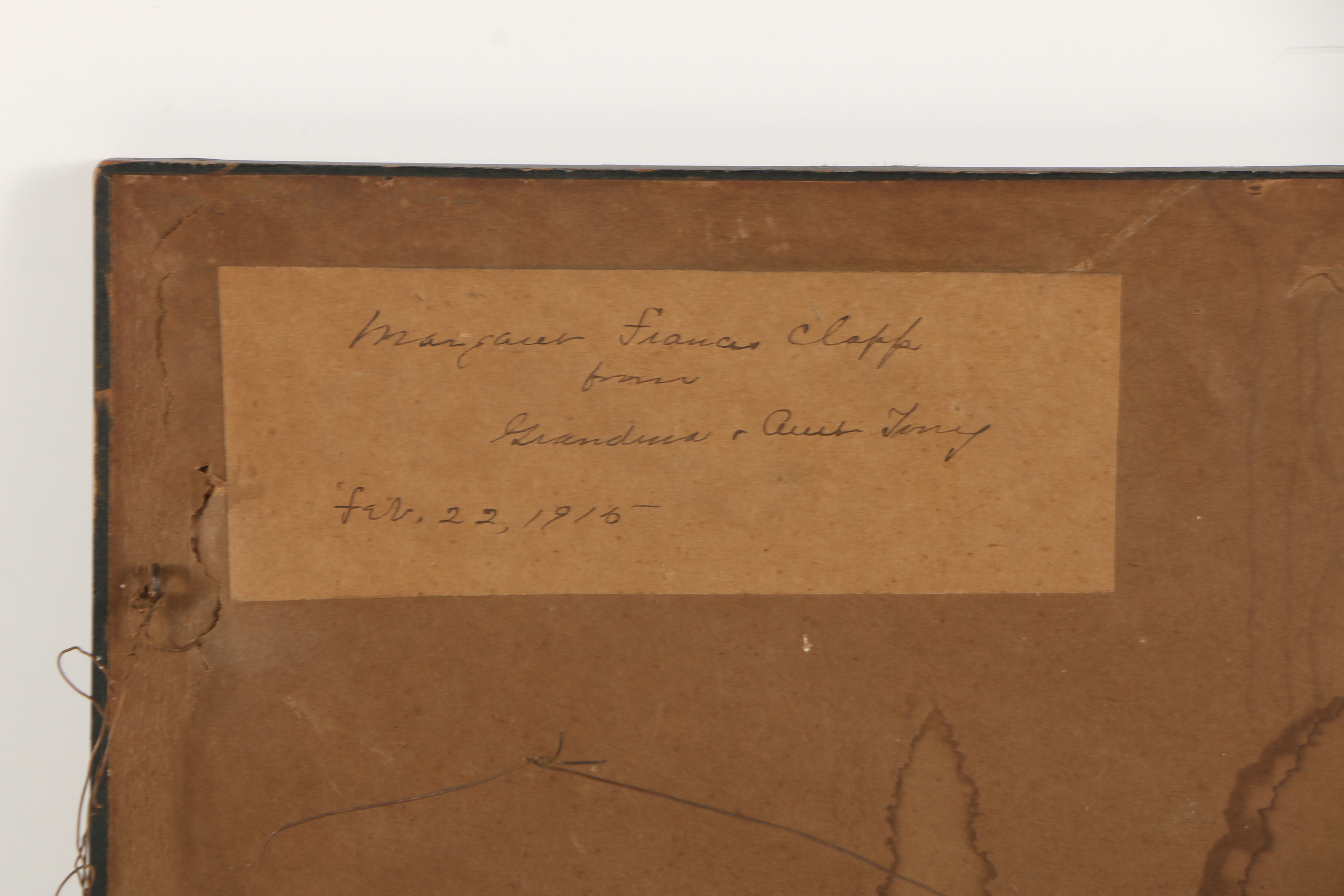 Wallace Nutting Hand-Colored Photograph "The Ancestral Cradle"