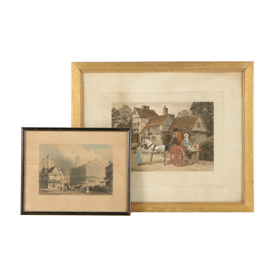 Hand-Colored Engravings After William Bartlett and Arthur L. Vernon