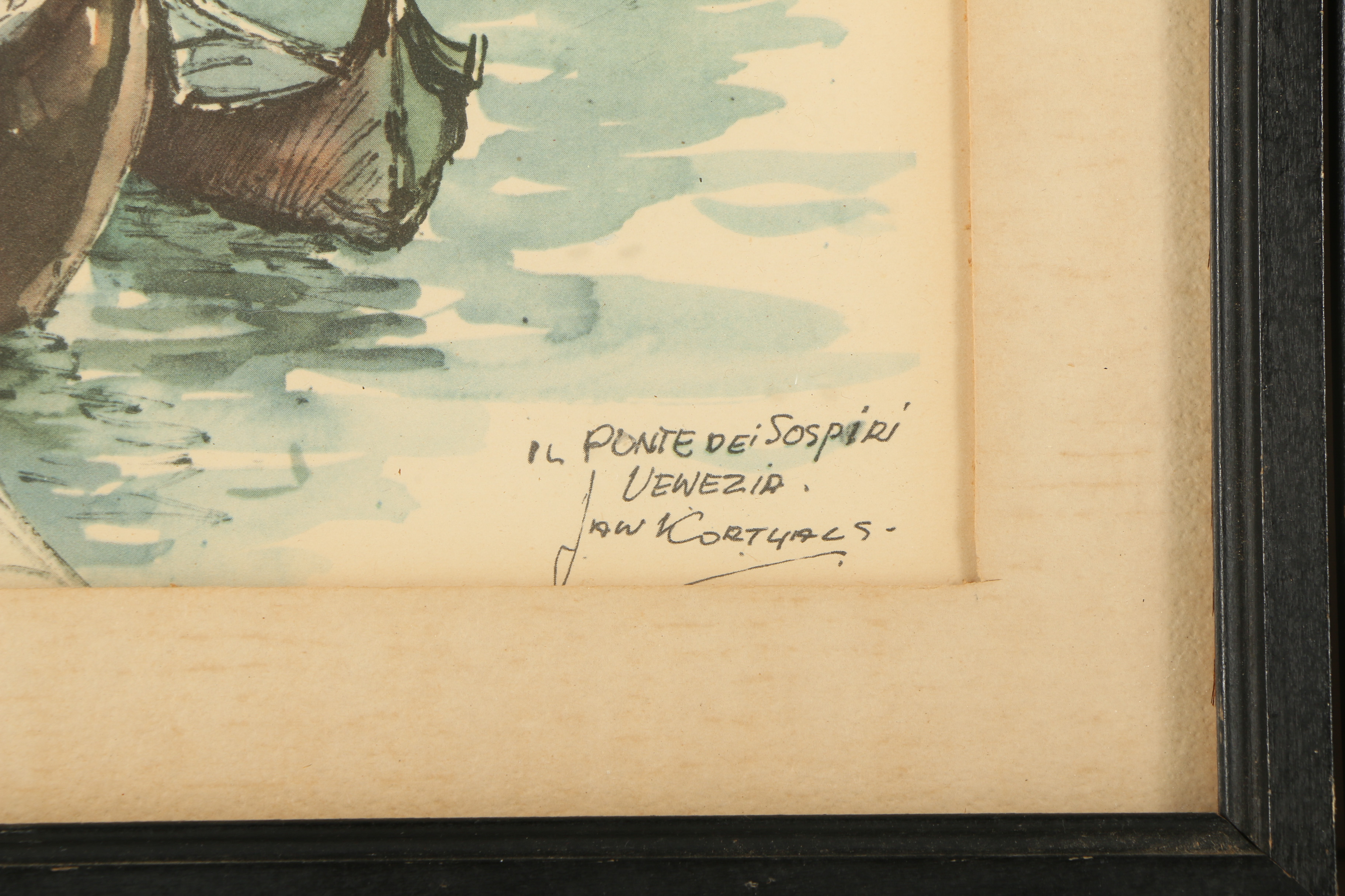 Two Offset Lithographs After Paintings of Venice