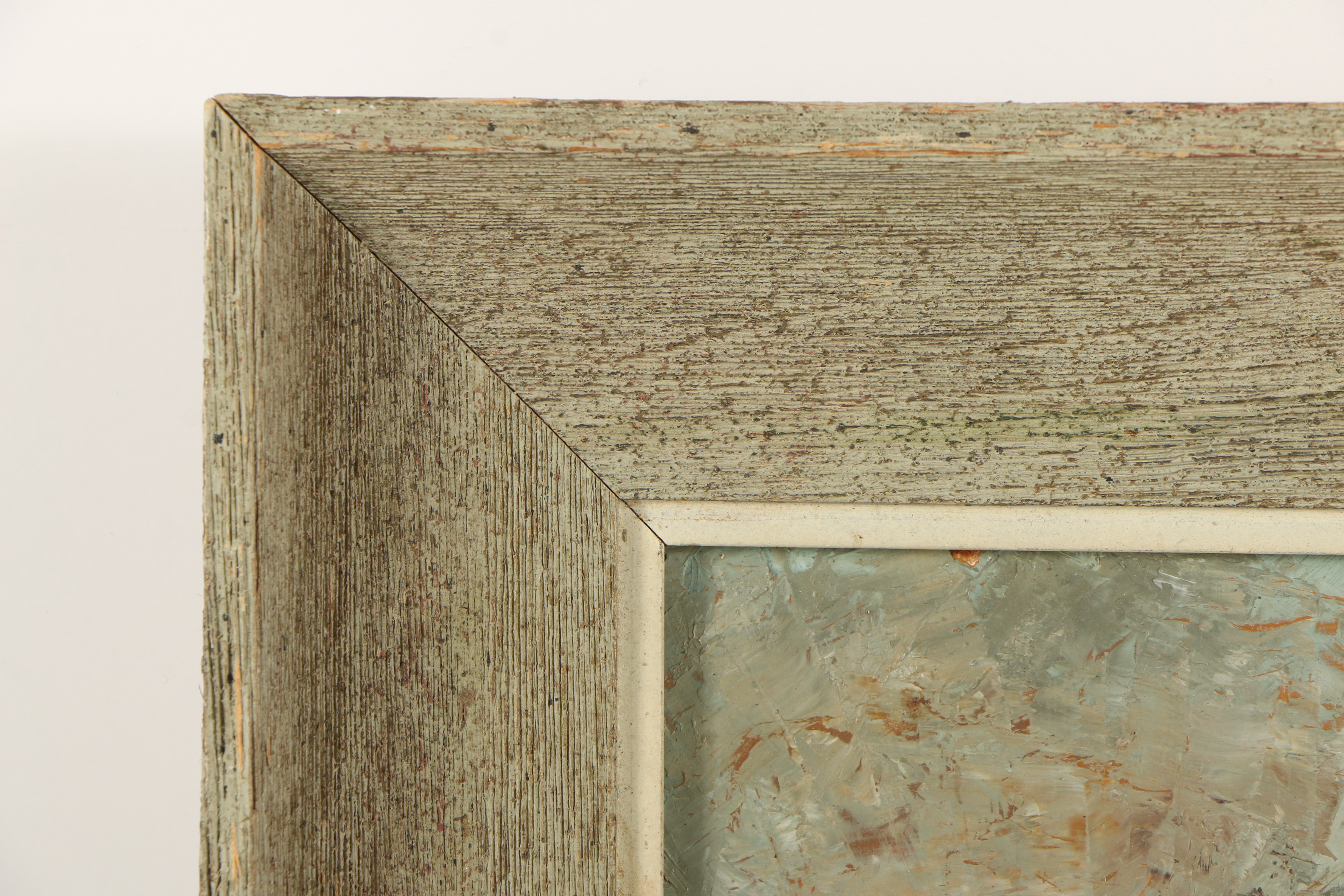 Oil Painting View From a Dock