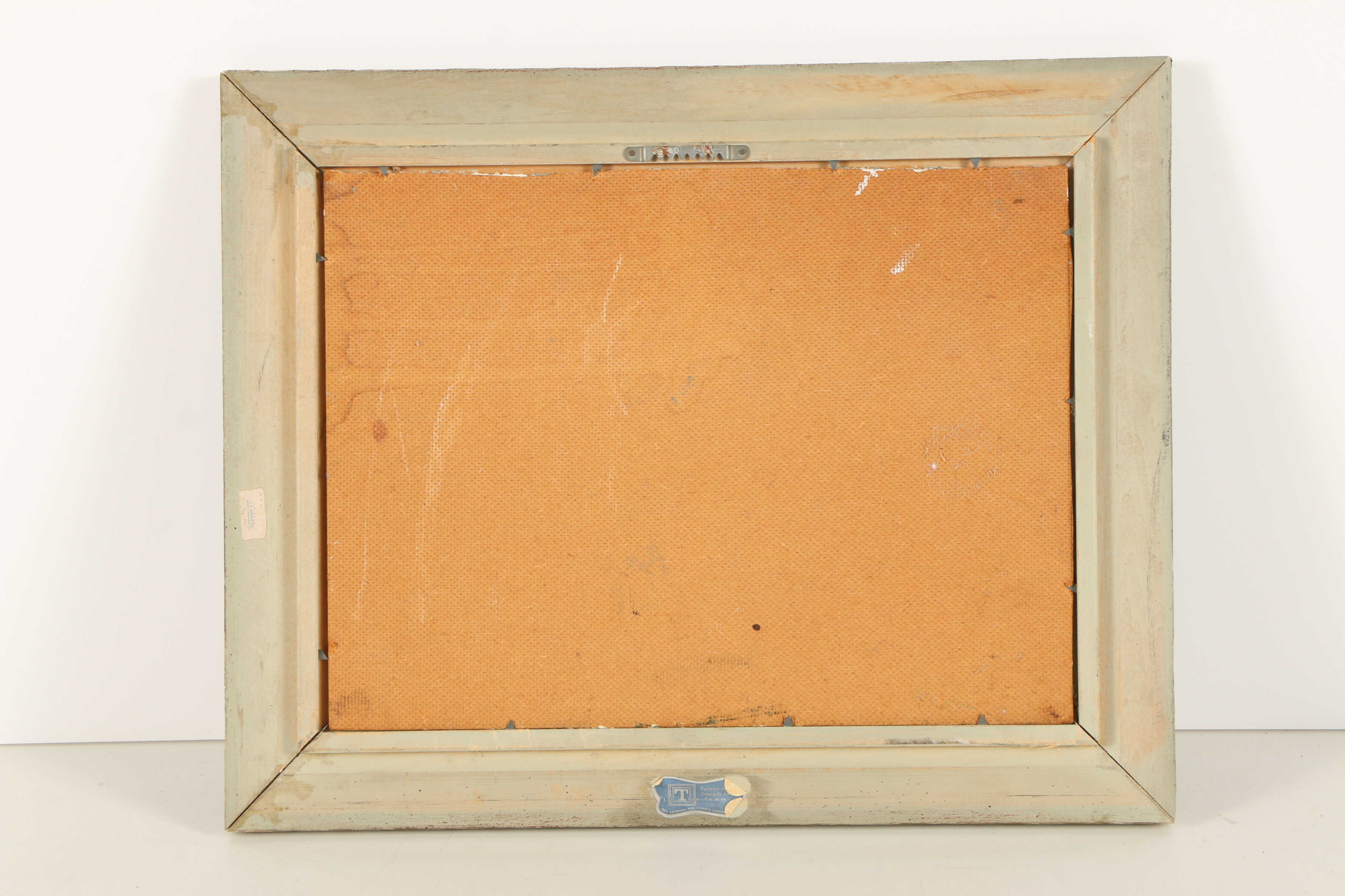 Oil Painting View From a Dock