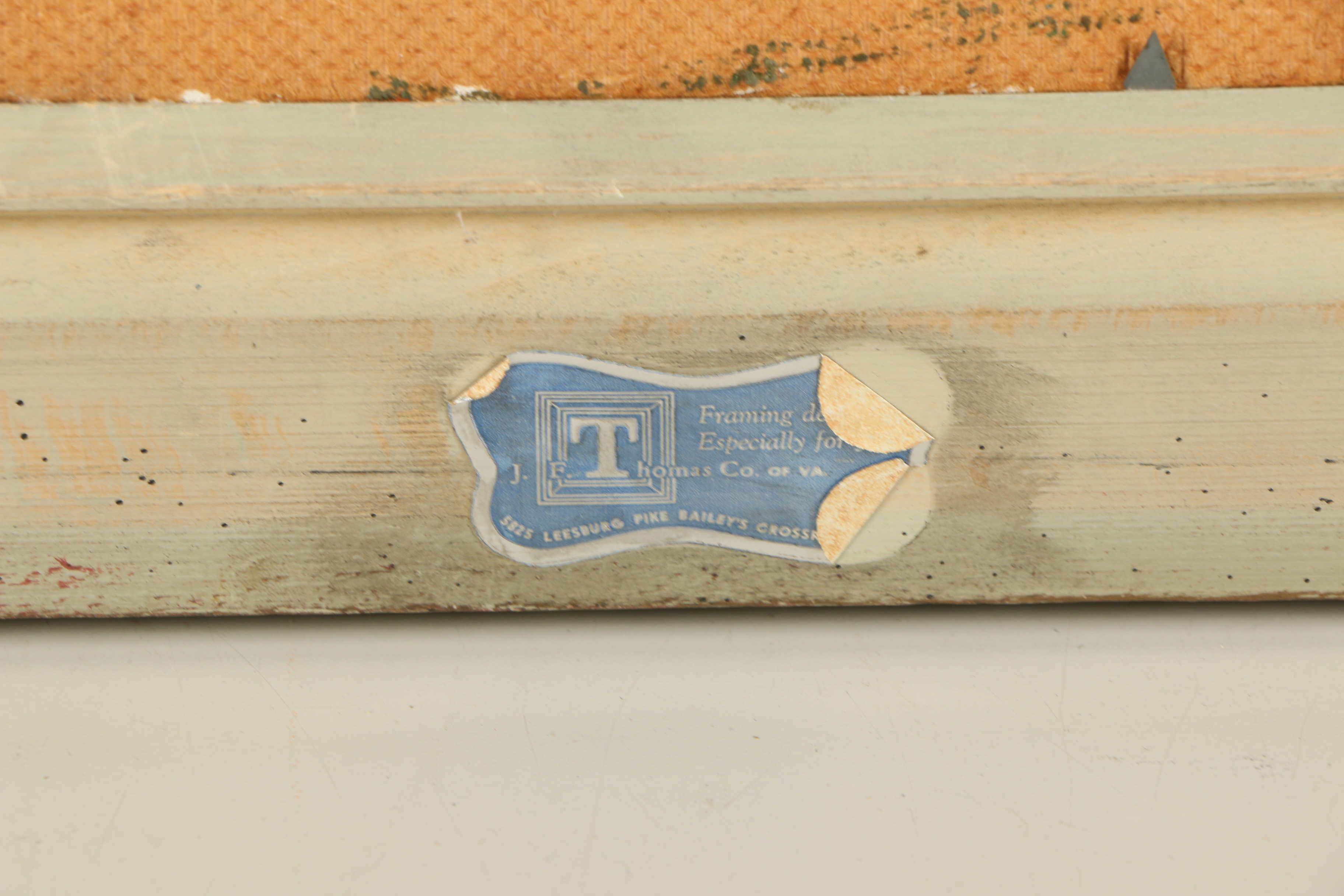 Oil Painting View From a Dock