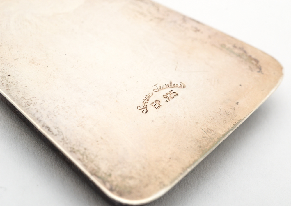 Ellouise Padilla Kiwa Turquoise and Onyx Inlaid Pendant for Sunrise Jewelers