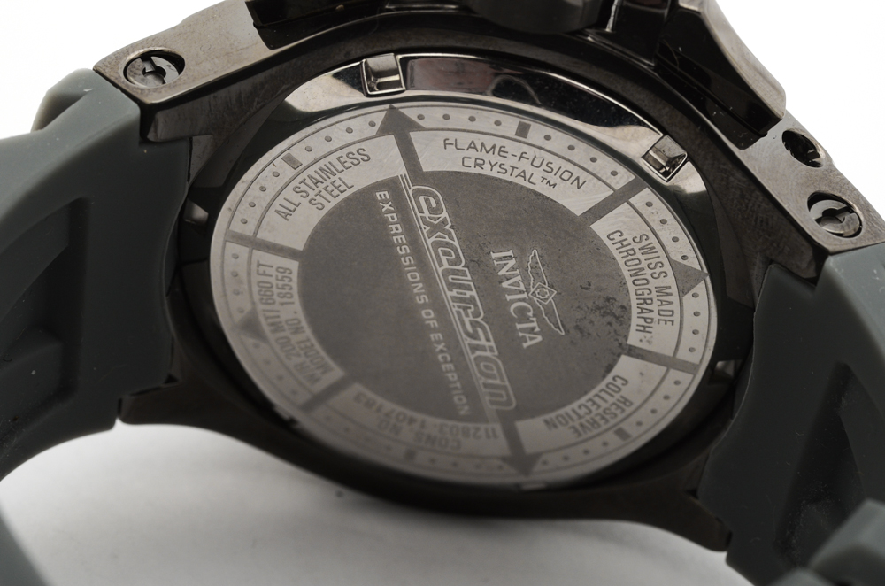 Invicta "Excursion" Chronograph With Purple-Accented Dial