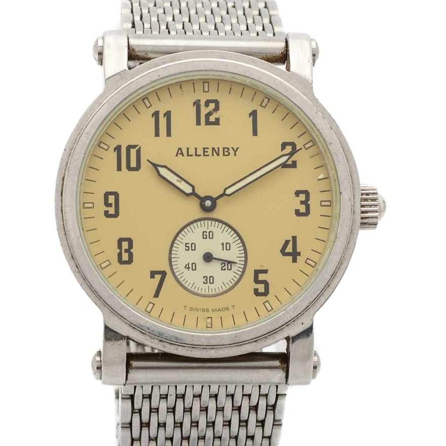 Silver Tone Allenby Outfitter's Wristwatch