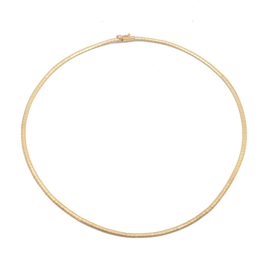 14K Yellow Gold Snake Chain Necklace