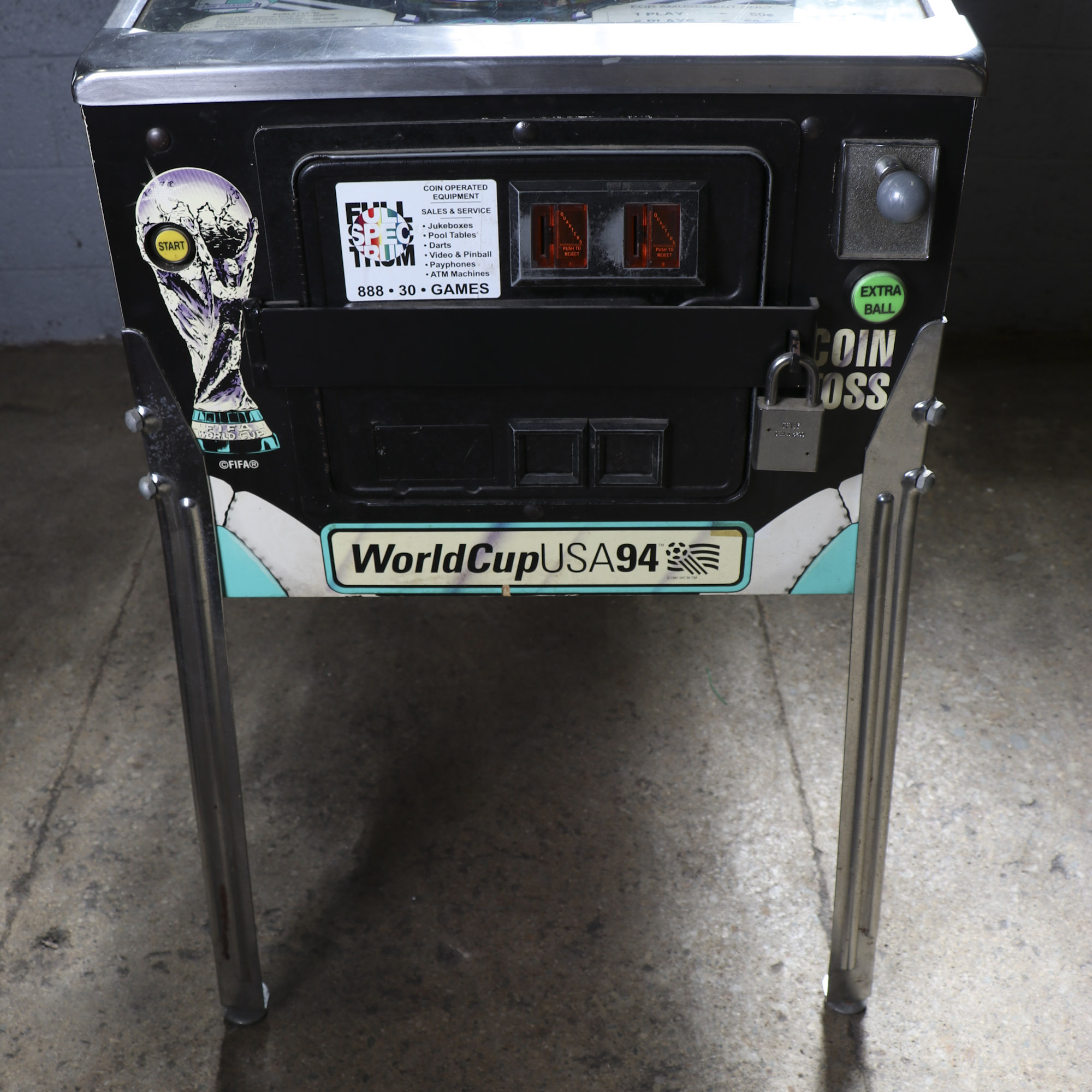 Bally 1994 World Cup Soccer Pinball Machine