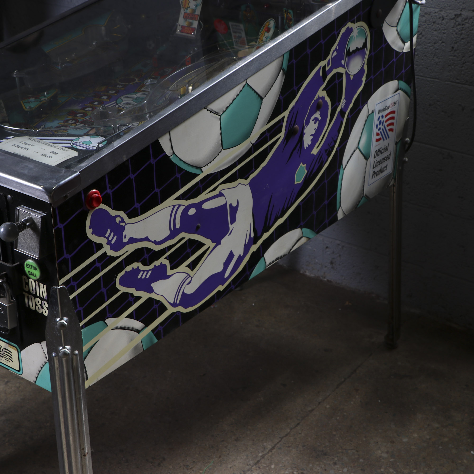 Bally 1994 World Cup Soccer Pinball Machine