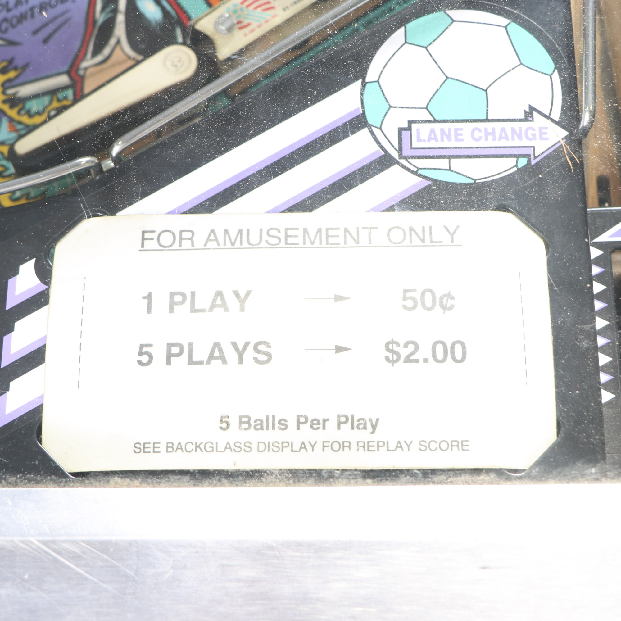 Bally 1994 World Cup Soccer Pinball Machine