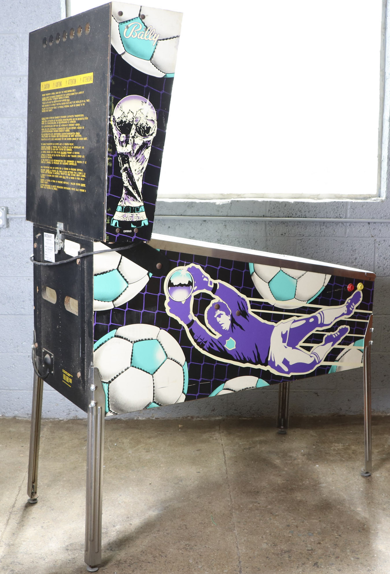 Bally 1994 World Cup Soccer Pinball Machine