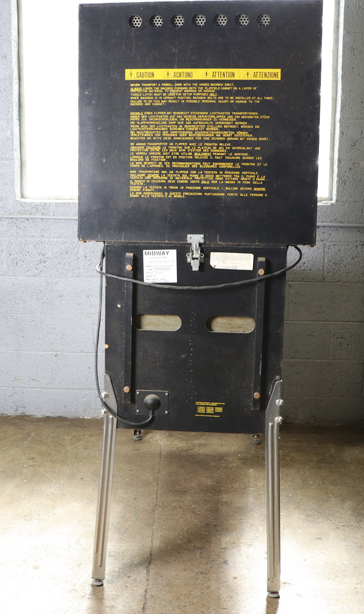 Bally 1994 World Cup Soccer Pinball Machine