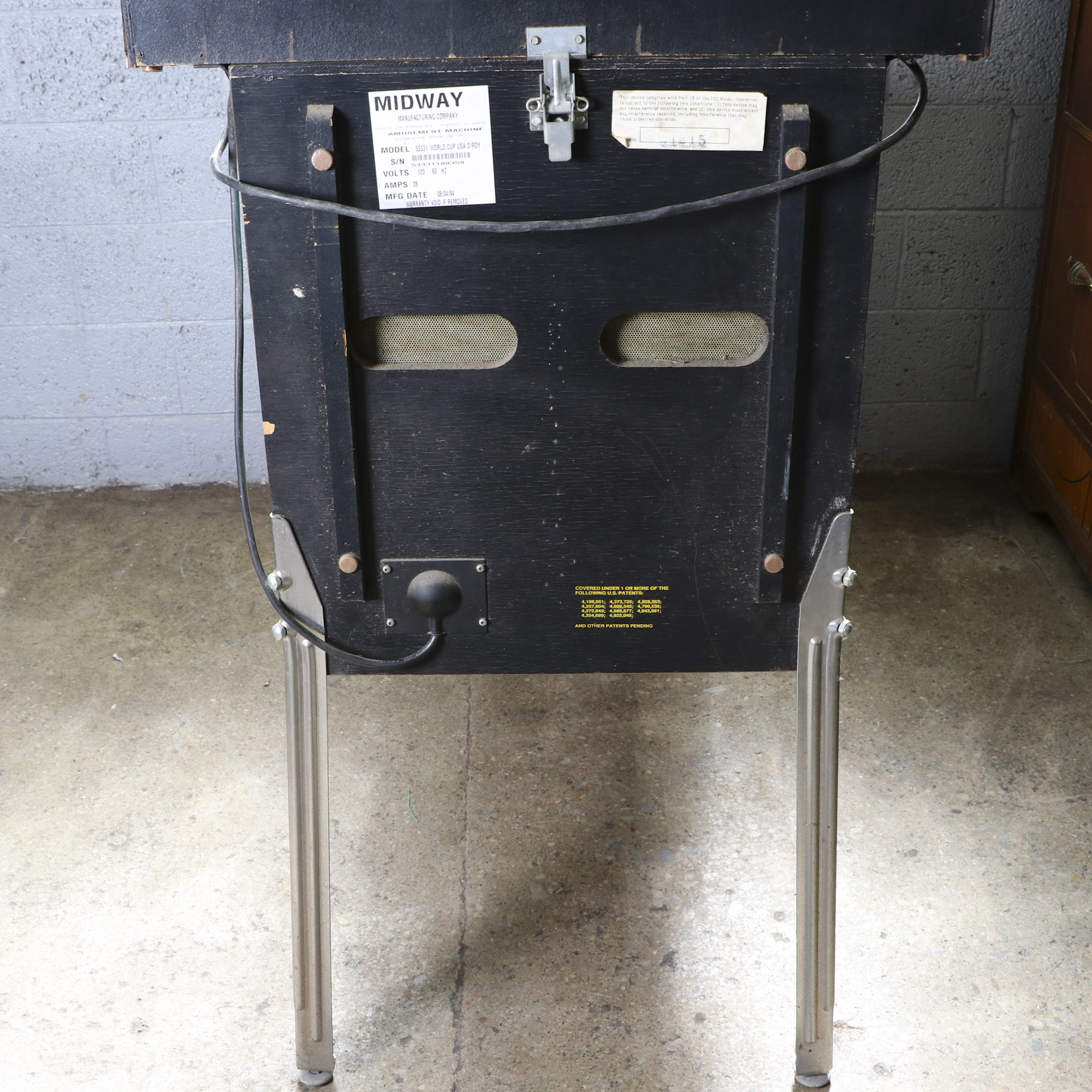 Bally 1994 World Cup Soccer Pinball Machine