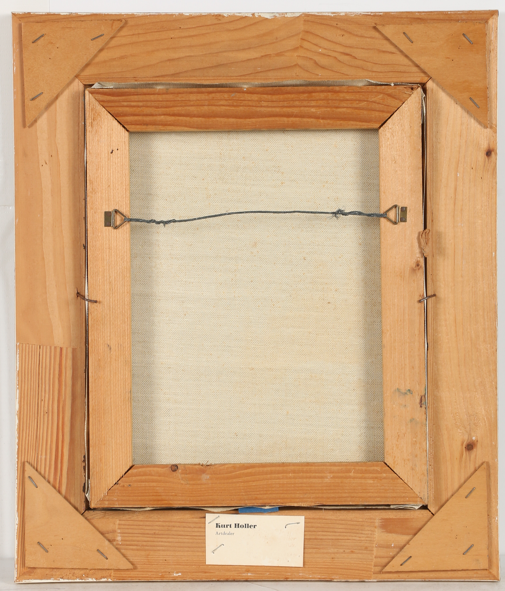 Oil Painting of Wooded Scene