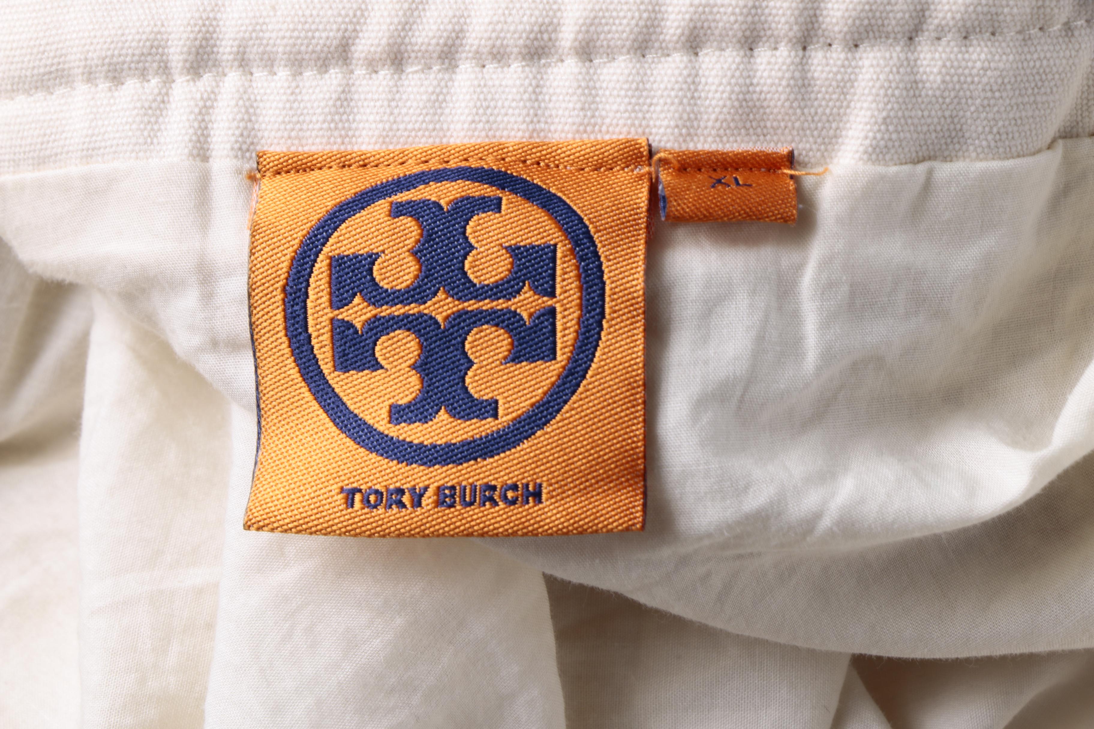 Tory Burch Donovan Embellished Crochet Knit Skirt NTW