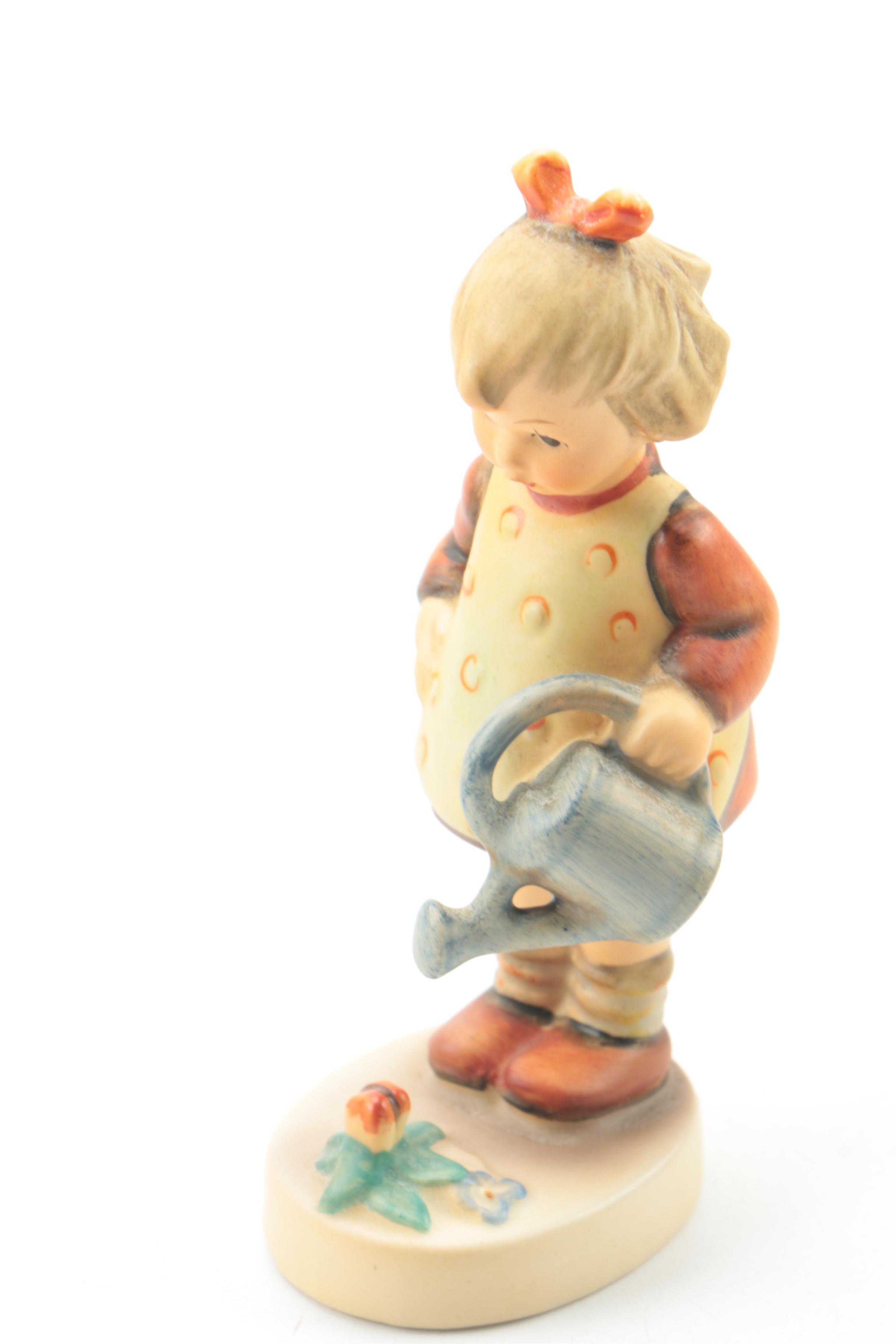 Hummel Figurines Including "Little Gardener" and "Singing Lesson"