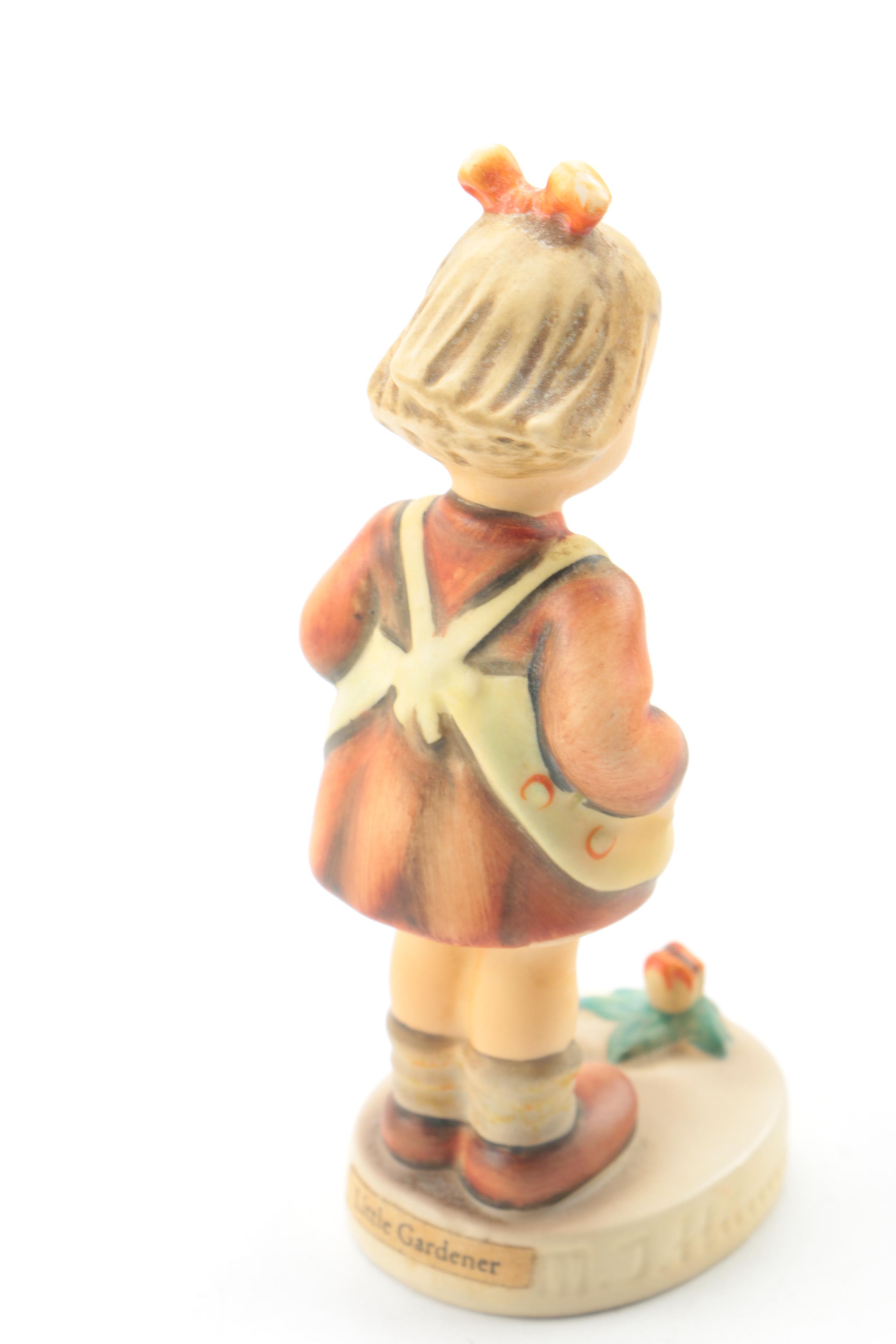Hummel Figurines Including "Little Gardener" and "Singing Lesson"