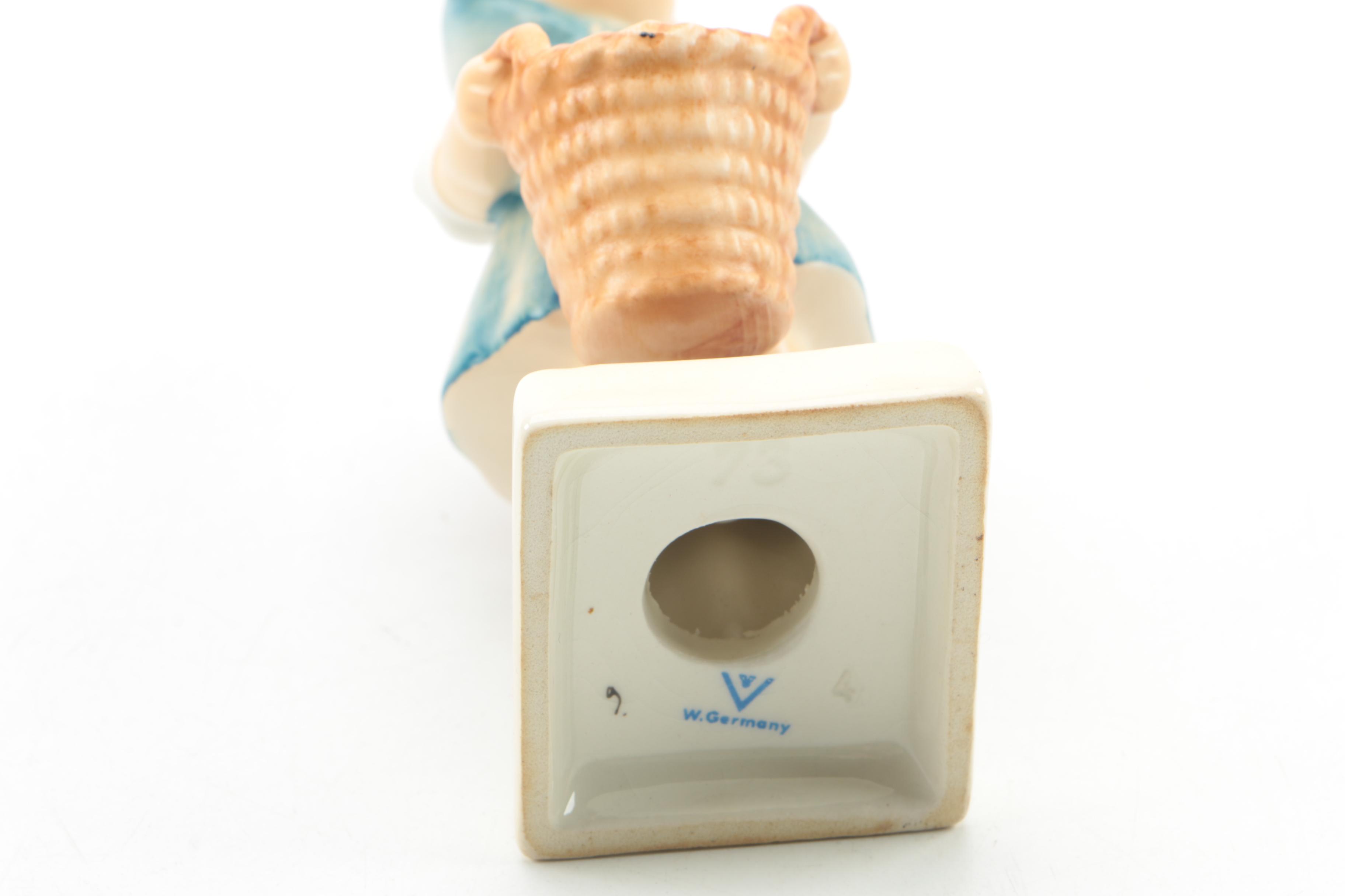 Hummel Figurines Including "Little Gardener" and "Singing Lesson"