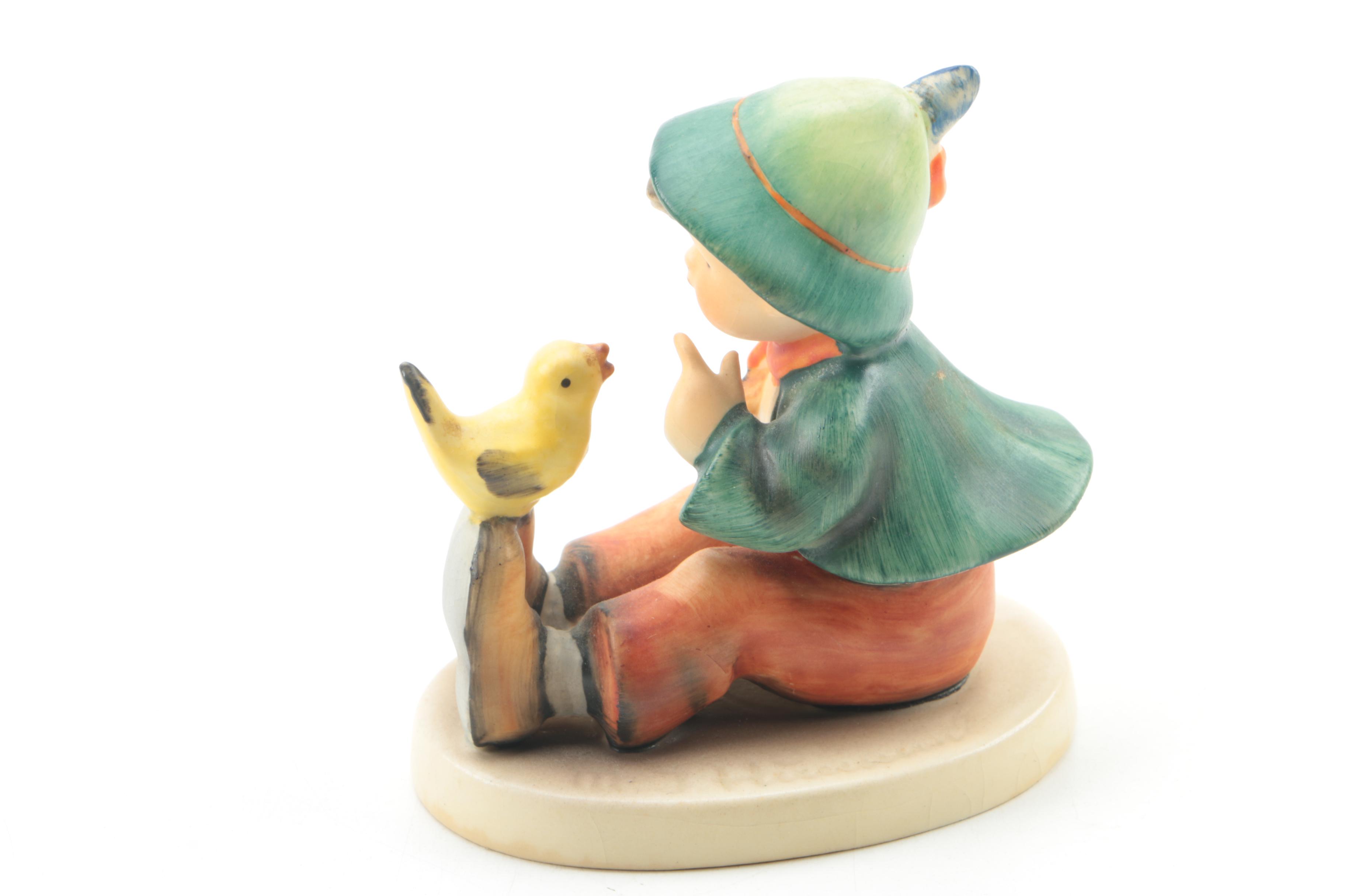 Hummel Figurines Including "Little Gardener" and "Singing Lesson"