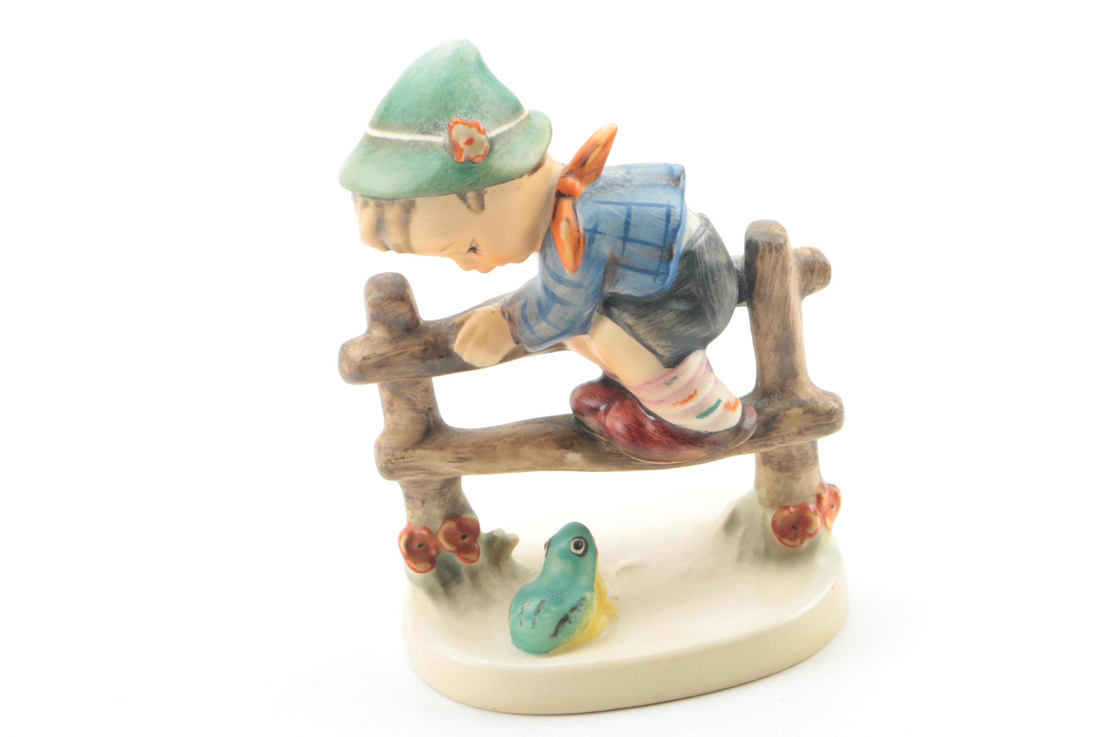 Hummel Figurines Including "Little Gardener" and "Singing Lesson"