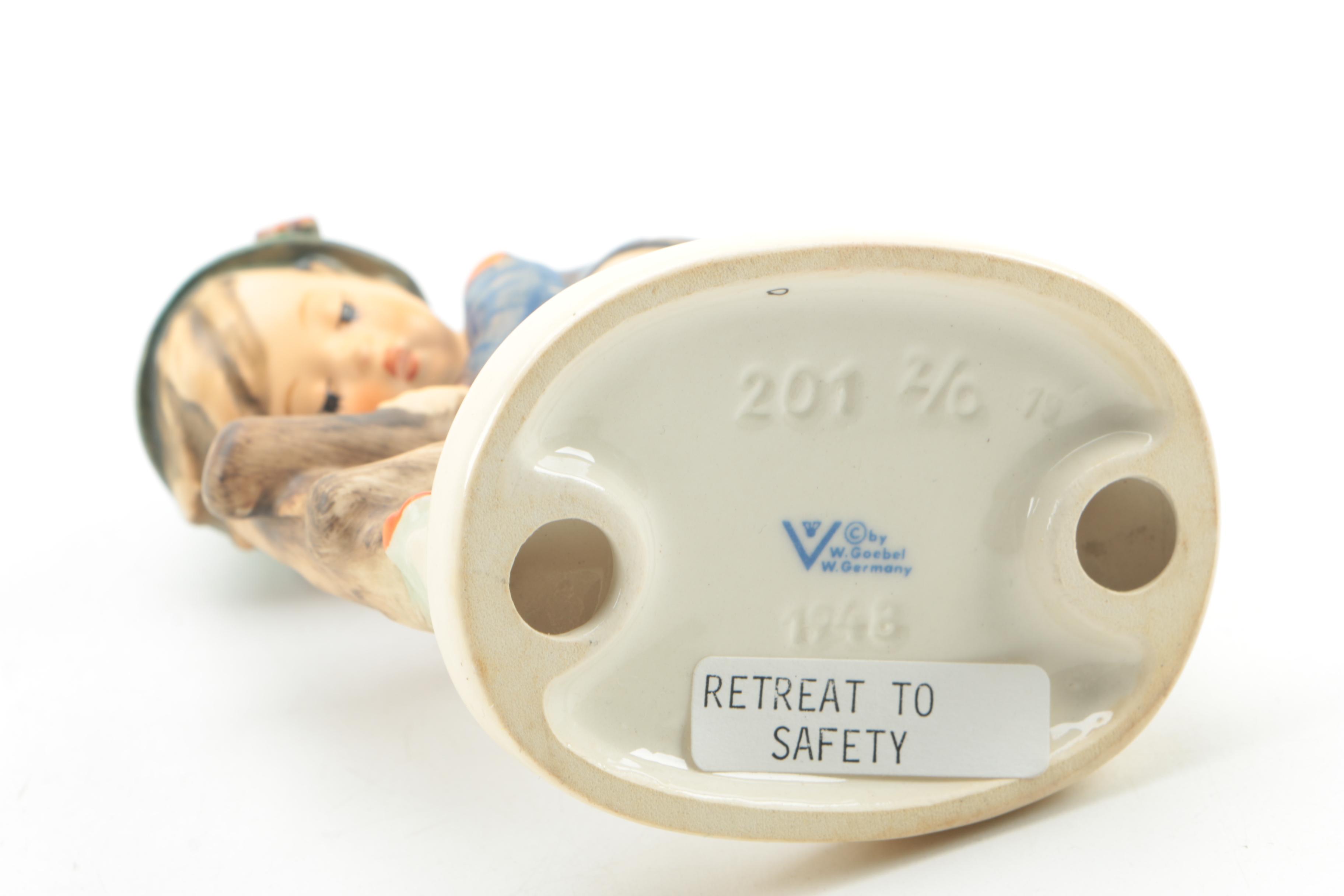 Hummel Figurines Including "Little Gardener" and "Singing Lesson"