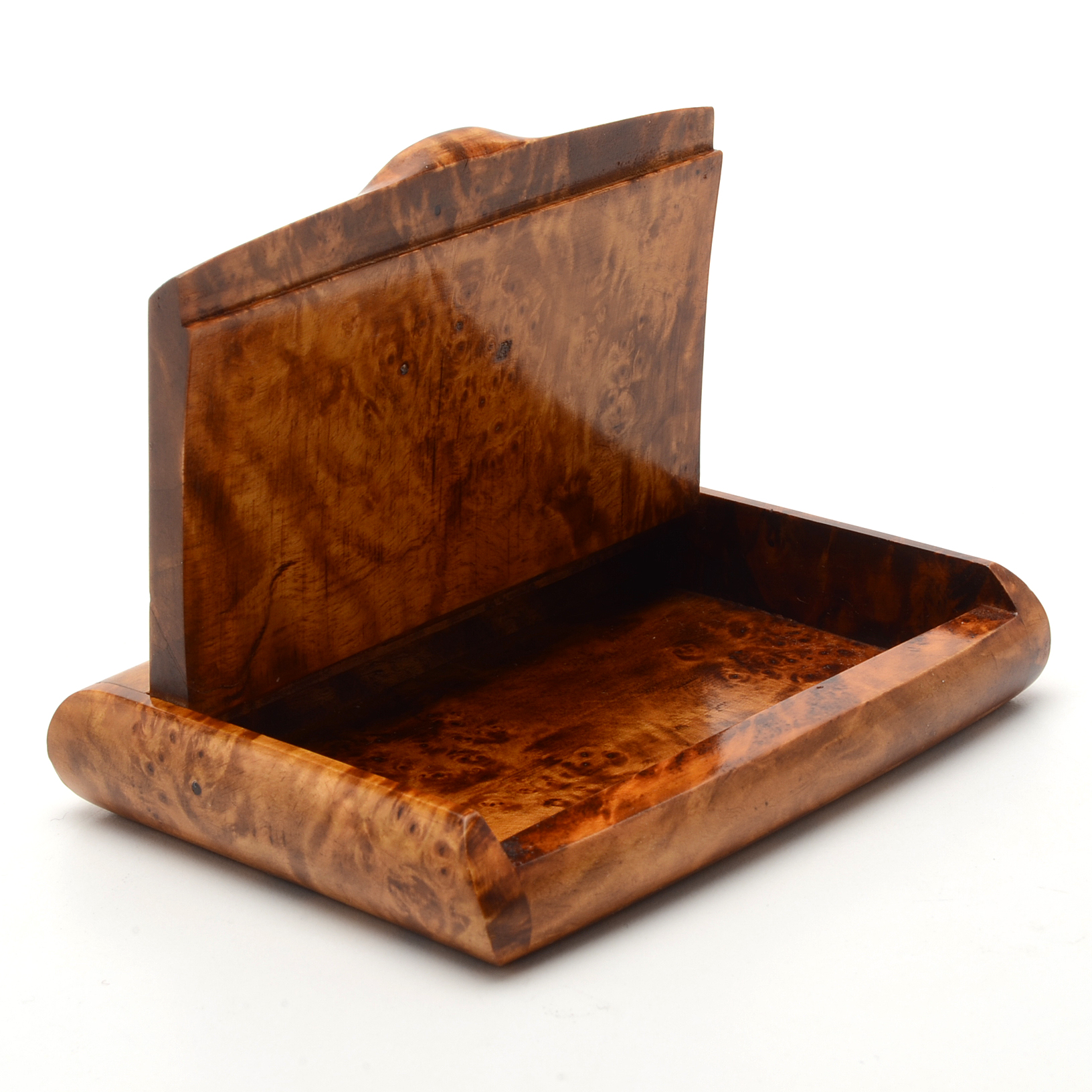 Russian Karelian Birch Snuff Case