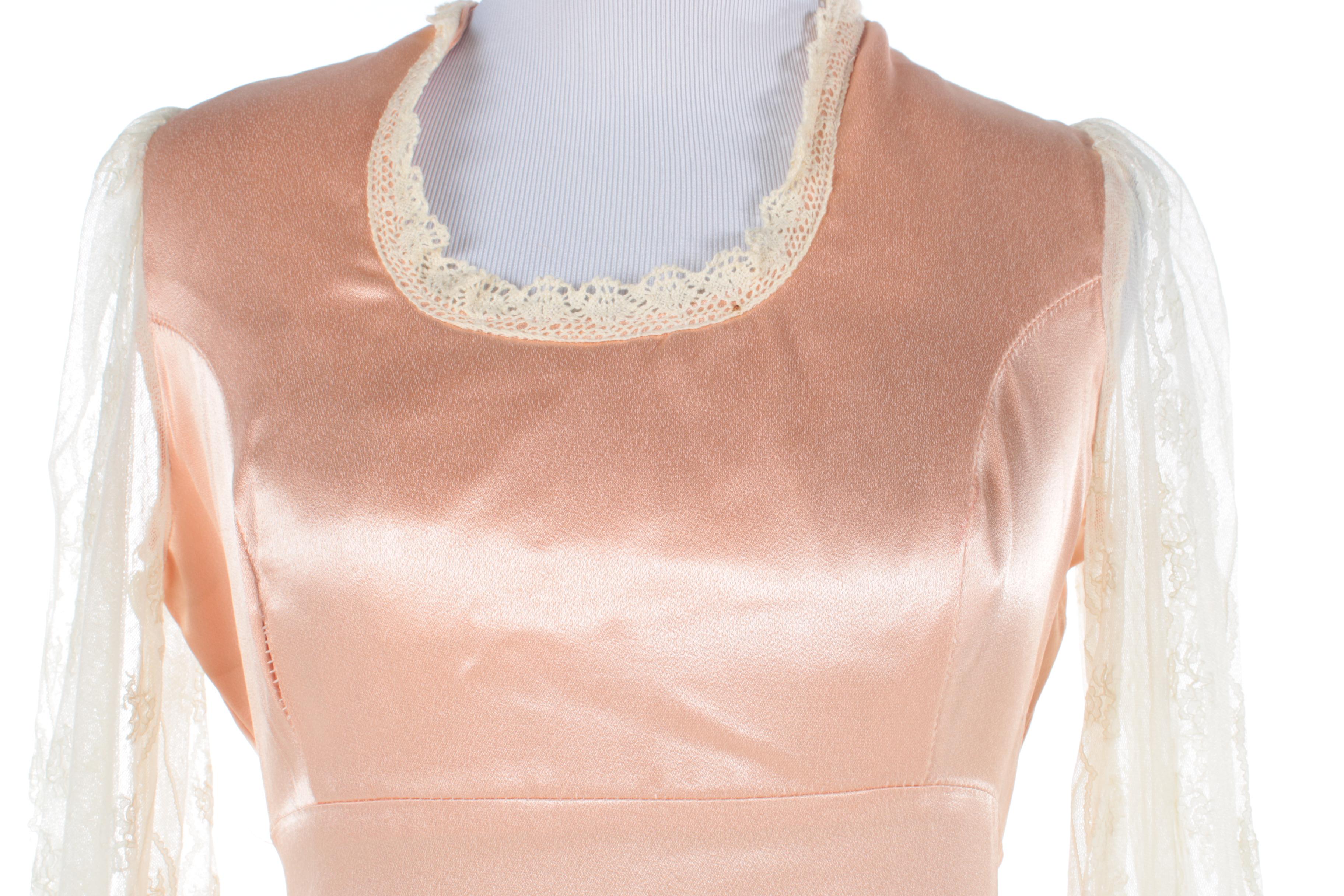 Vintage Lace and Satin Formal Dresses