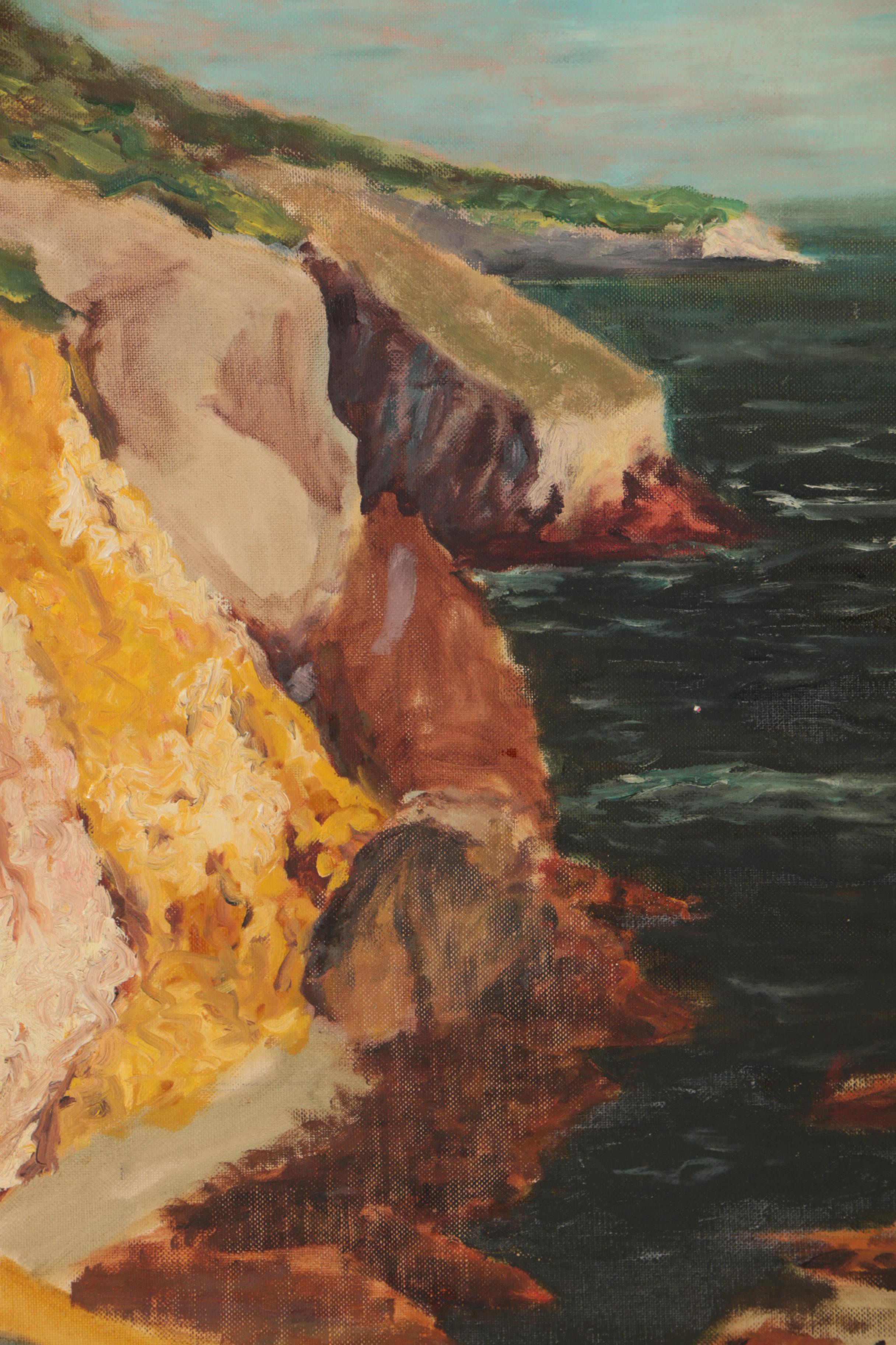 Two 1957 Stanhope Oil Landscape Paintings