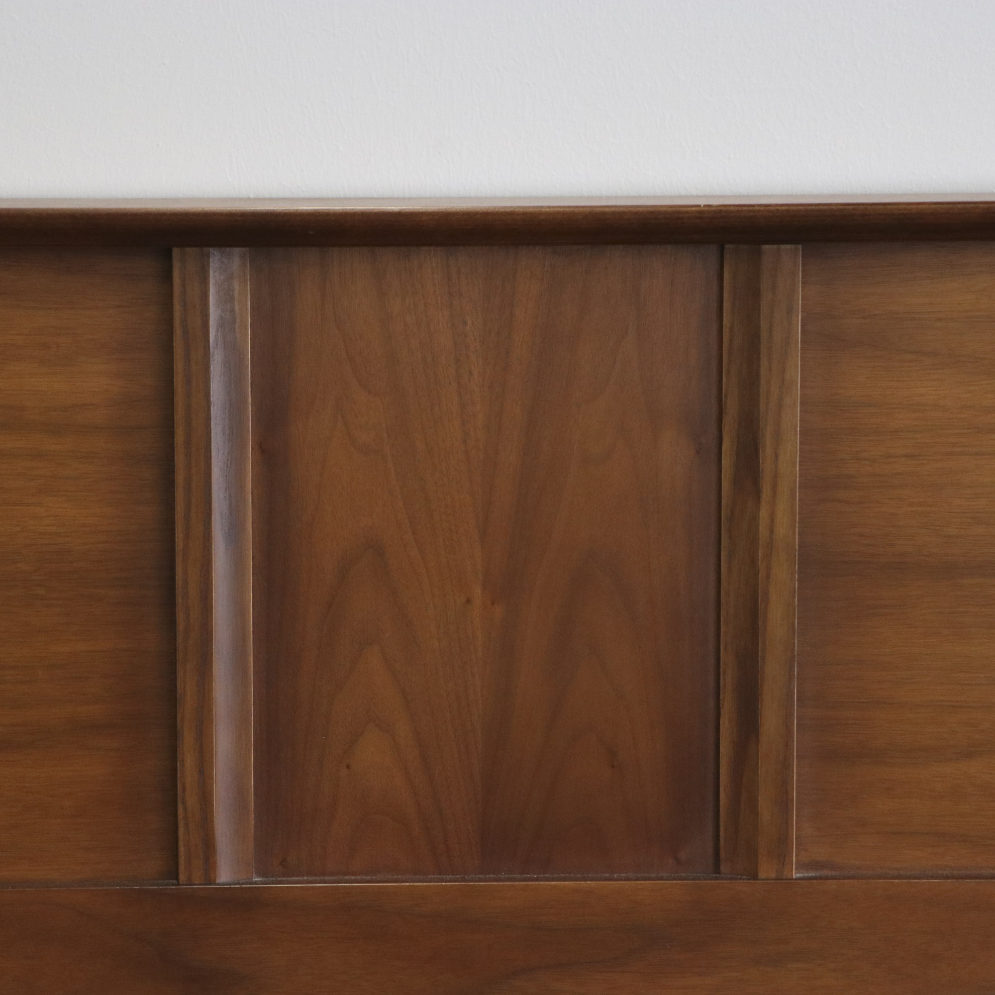 Mid Century Modern Twin Headboard and Footboard