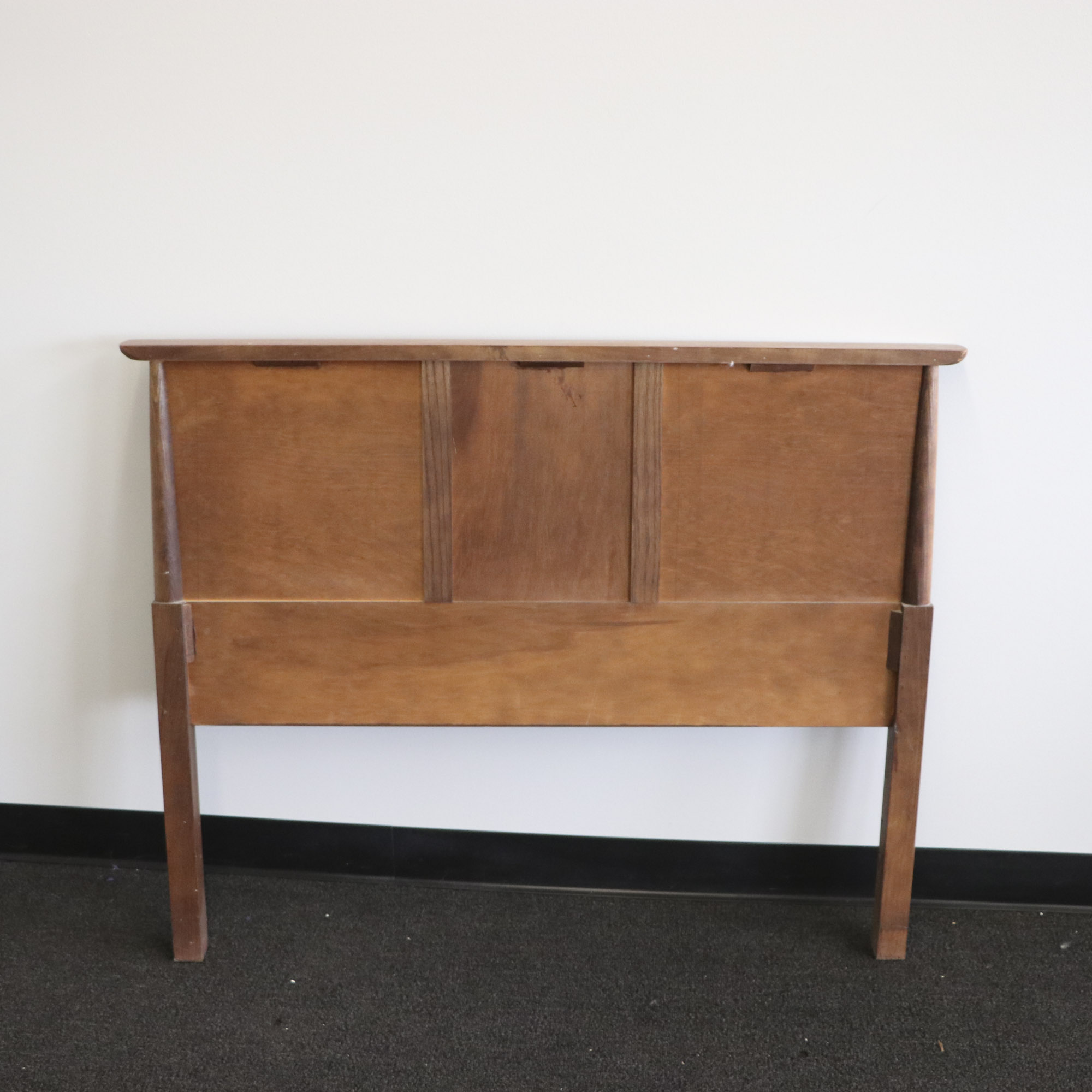 Mid Century Modern Twin Headboard and Footboard