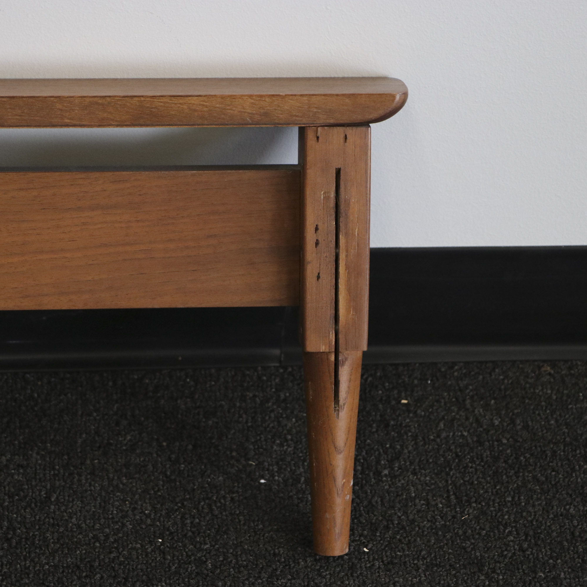 Mid Century Modern Twin Headboard and Footboard