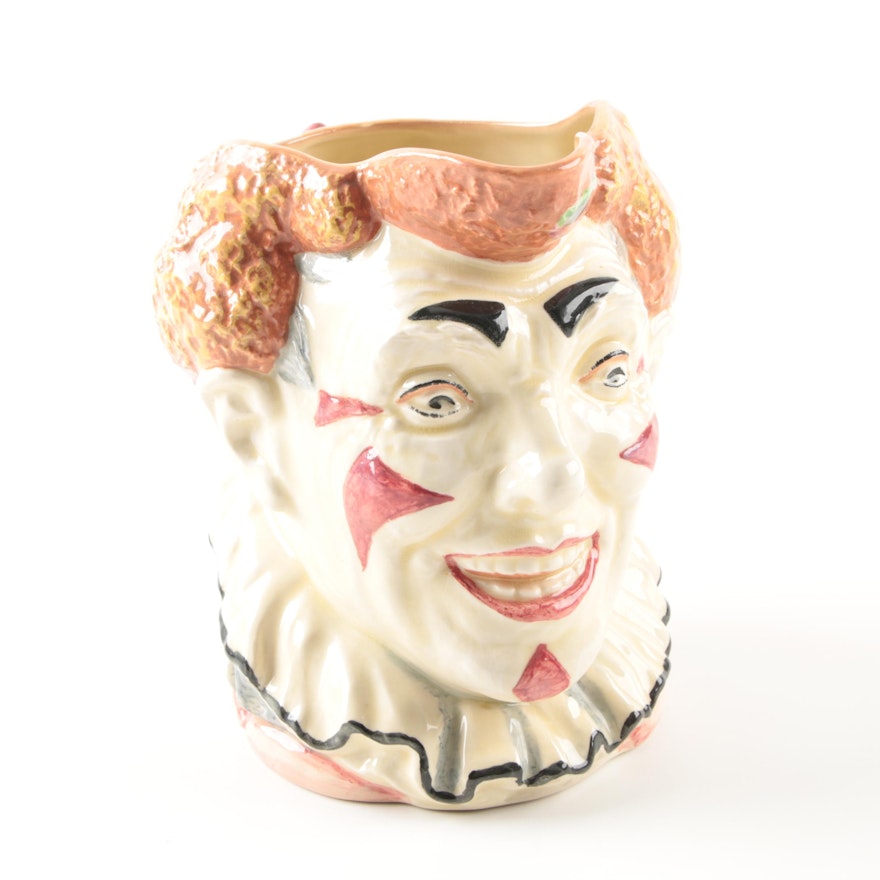 Vintage Royal Doulton Clown Character Jug 1937-42