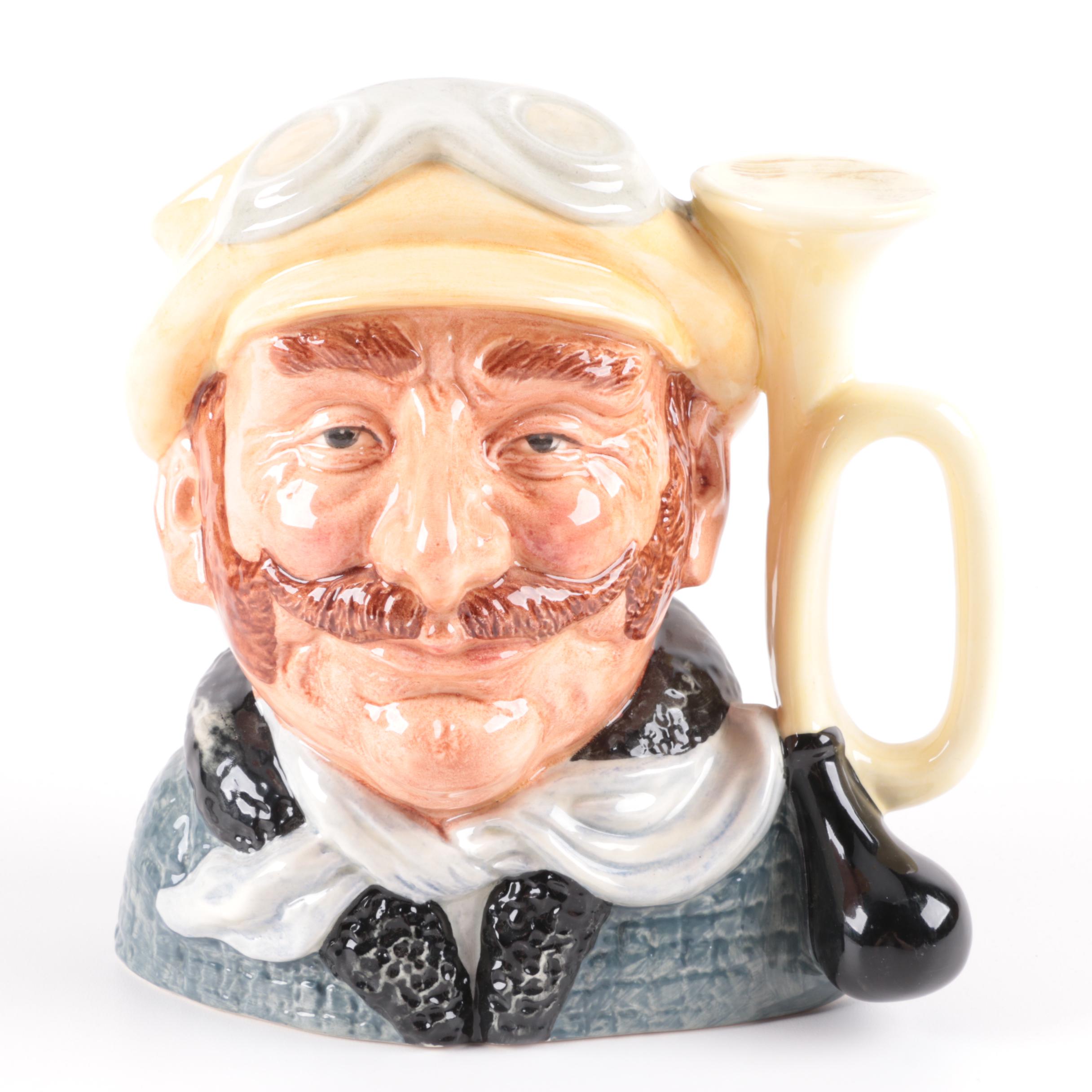 Royal Doulton "Veteran Motorist" Character Jug