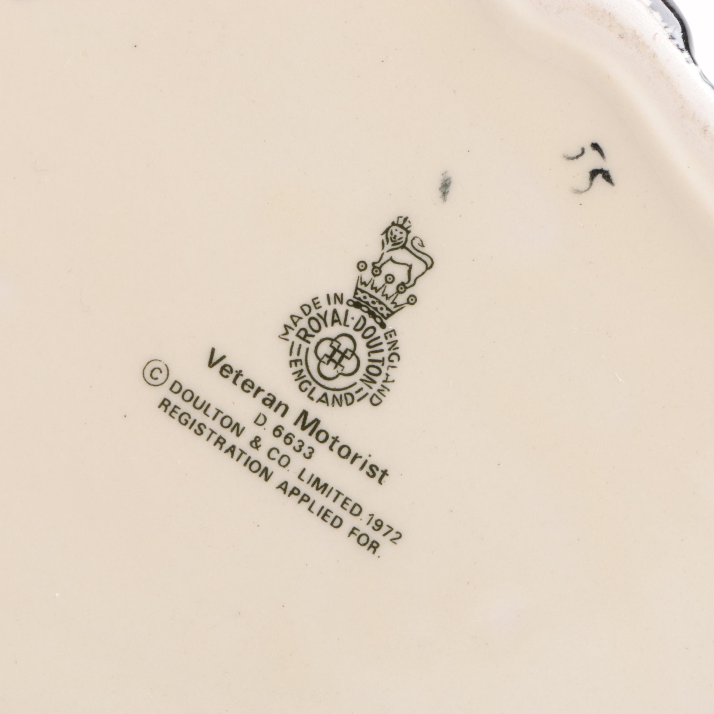 Royal Doulton "Veteran Motorist" Character Jug