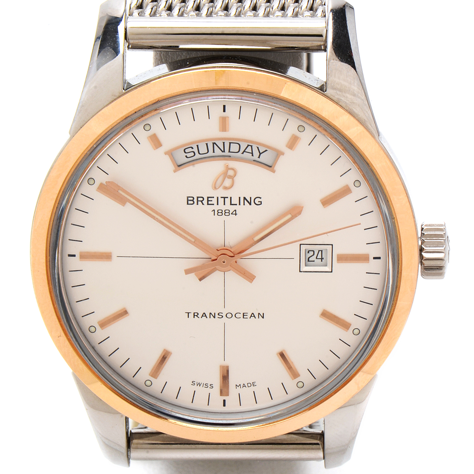 Breitling Limited Edition Transocean 18K Gold and Steel Automatic Watch